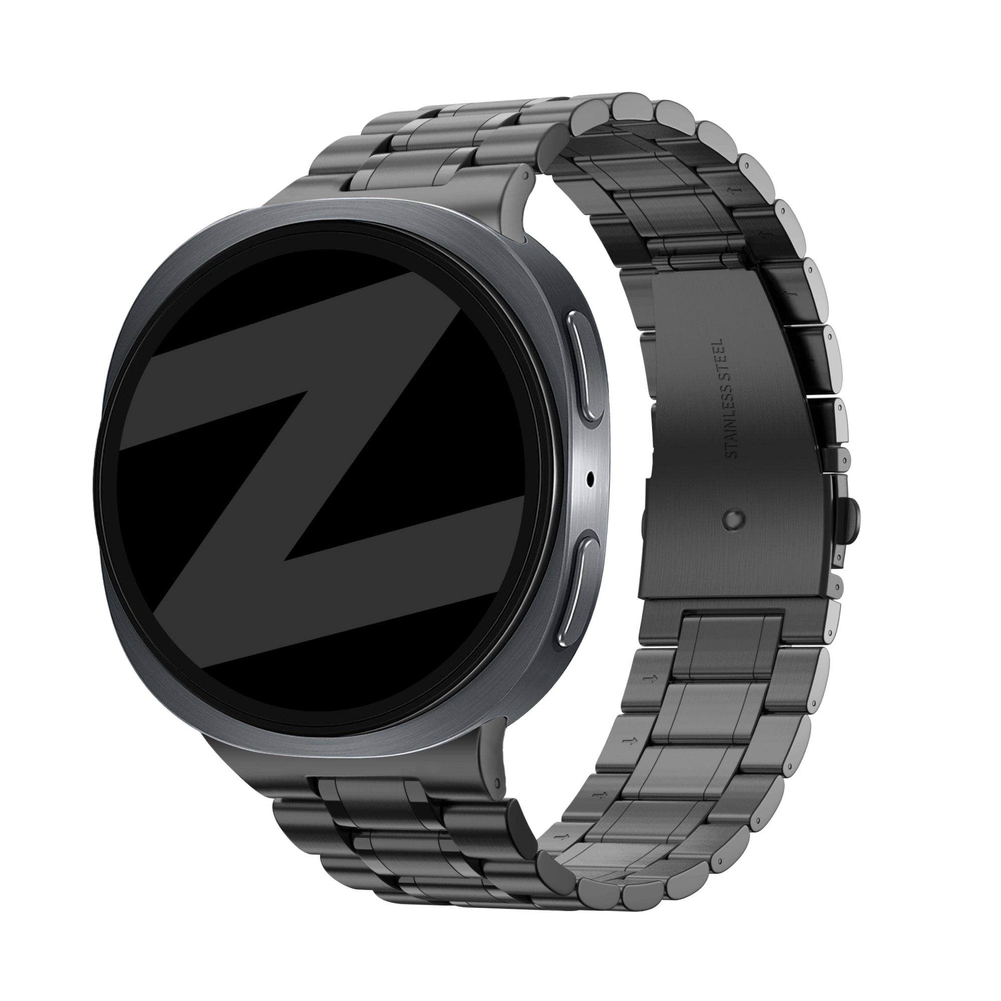Bandz Bracelet acier 'Deluxe' Samsung Galaxy Watch 8 - 40mm (noir)