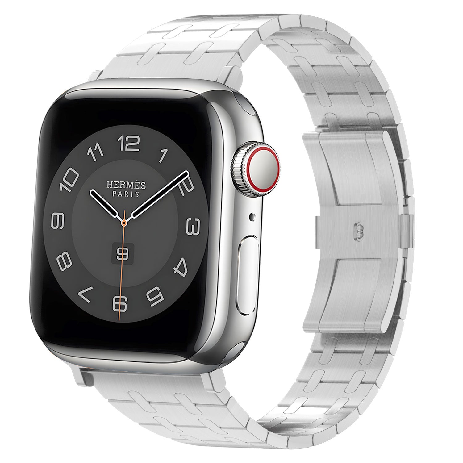 BALR Bracelet acier inoxydable Apple Watch Ultra (argent)