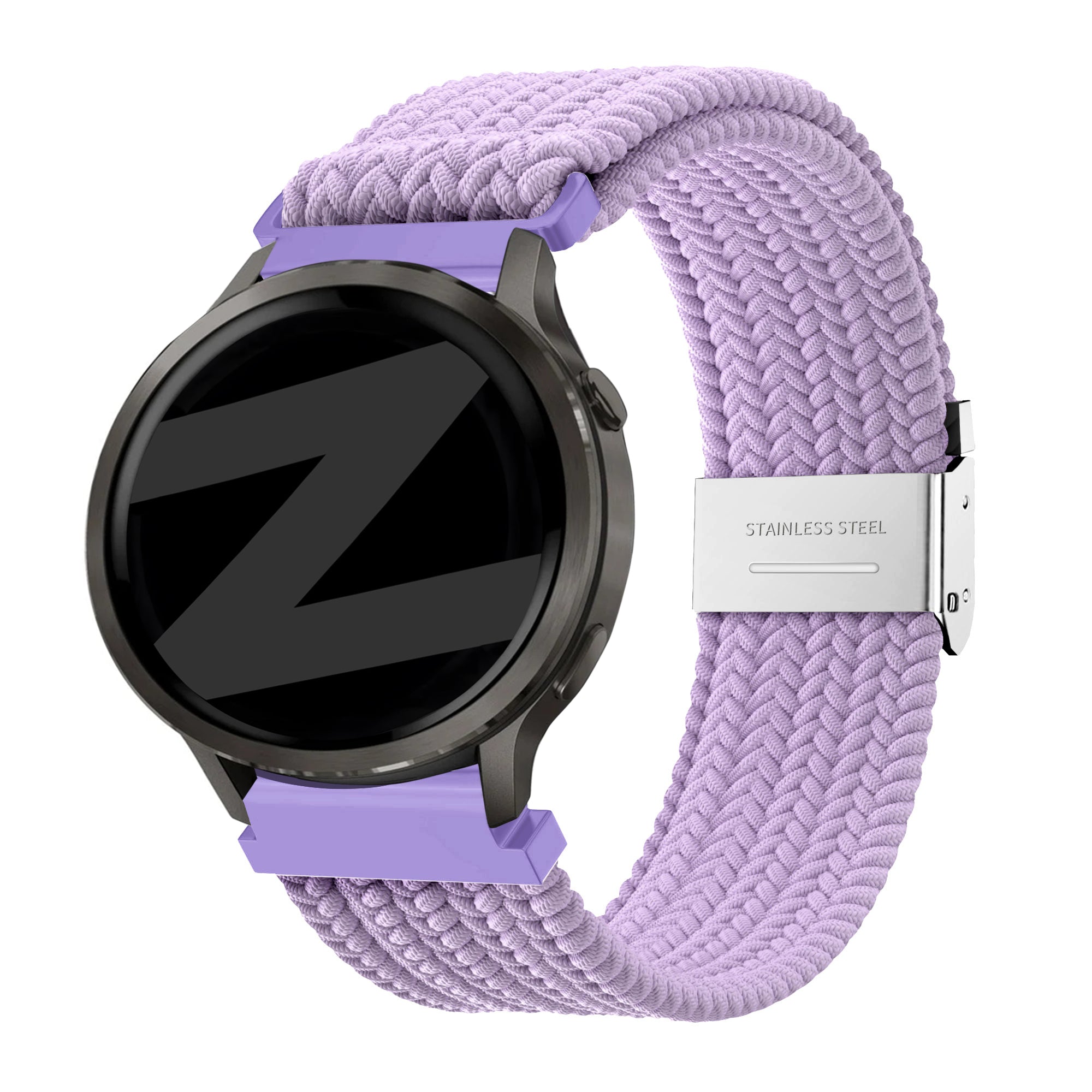 Bandz Garmin Forerunner 170 Woven Nylon Strap (Light Purple)
