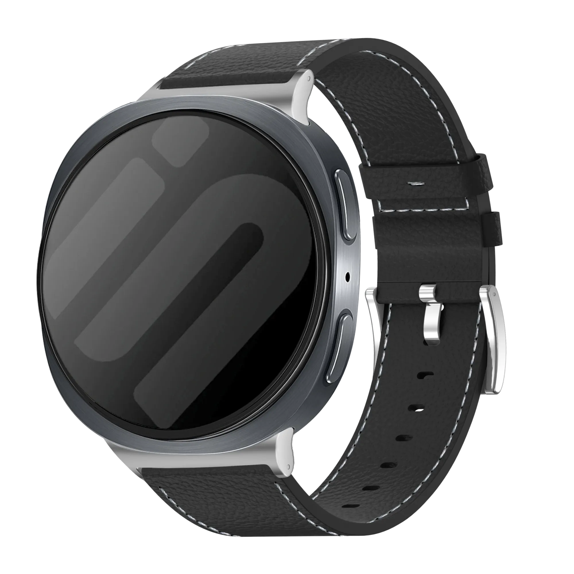 Samsung Galaxy Watch 8 Classic Leather Grain Strap (Black)