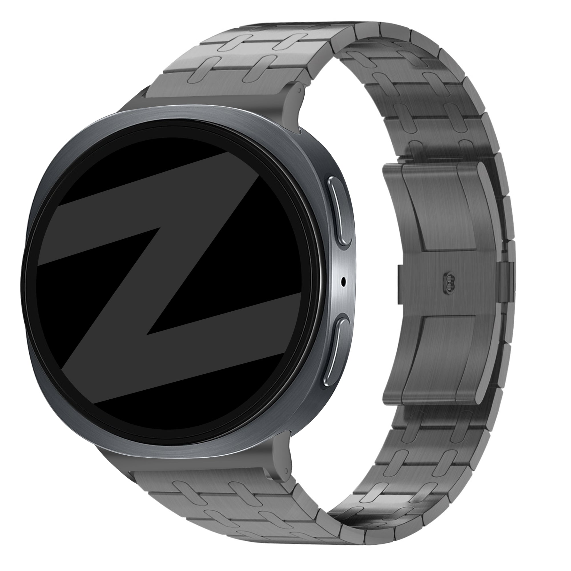 Bandz Samsung Galaxy Watch 9 - 40mm Steel Strap 'Royal' (Black)