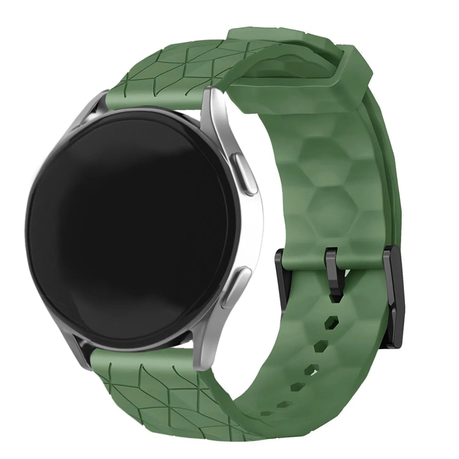 Bracelet silicone Hexa Oppo Watch X2 (vert militaire)