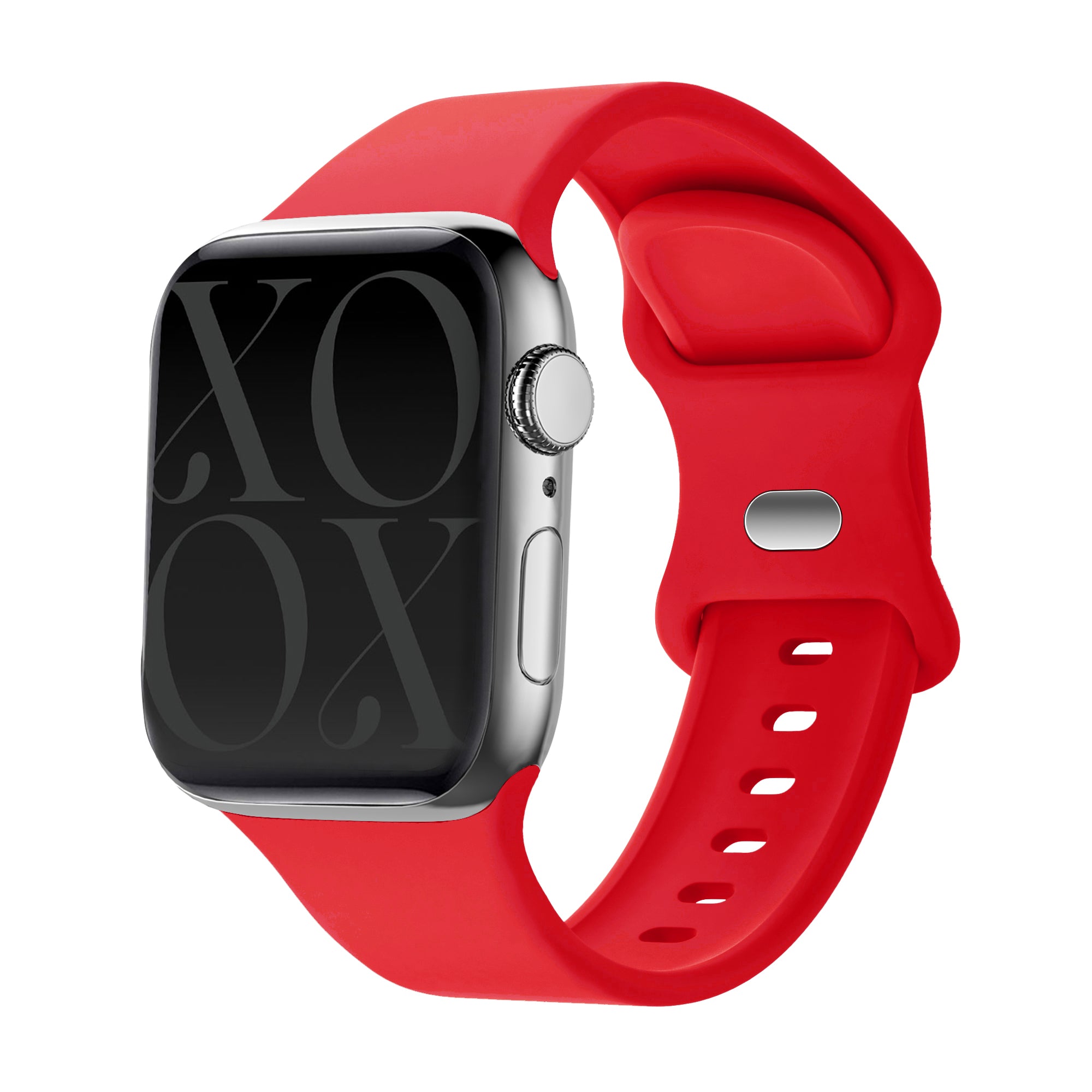 xoxo Wildhearts Bracelet silicone Apple Watch (rouge)