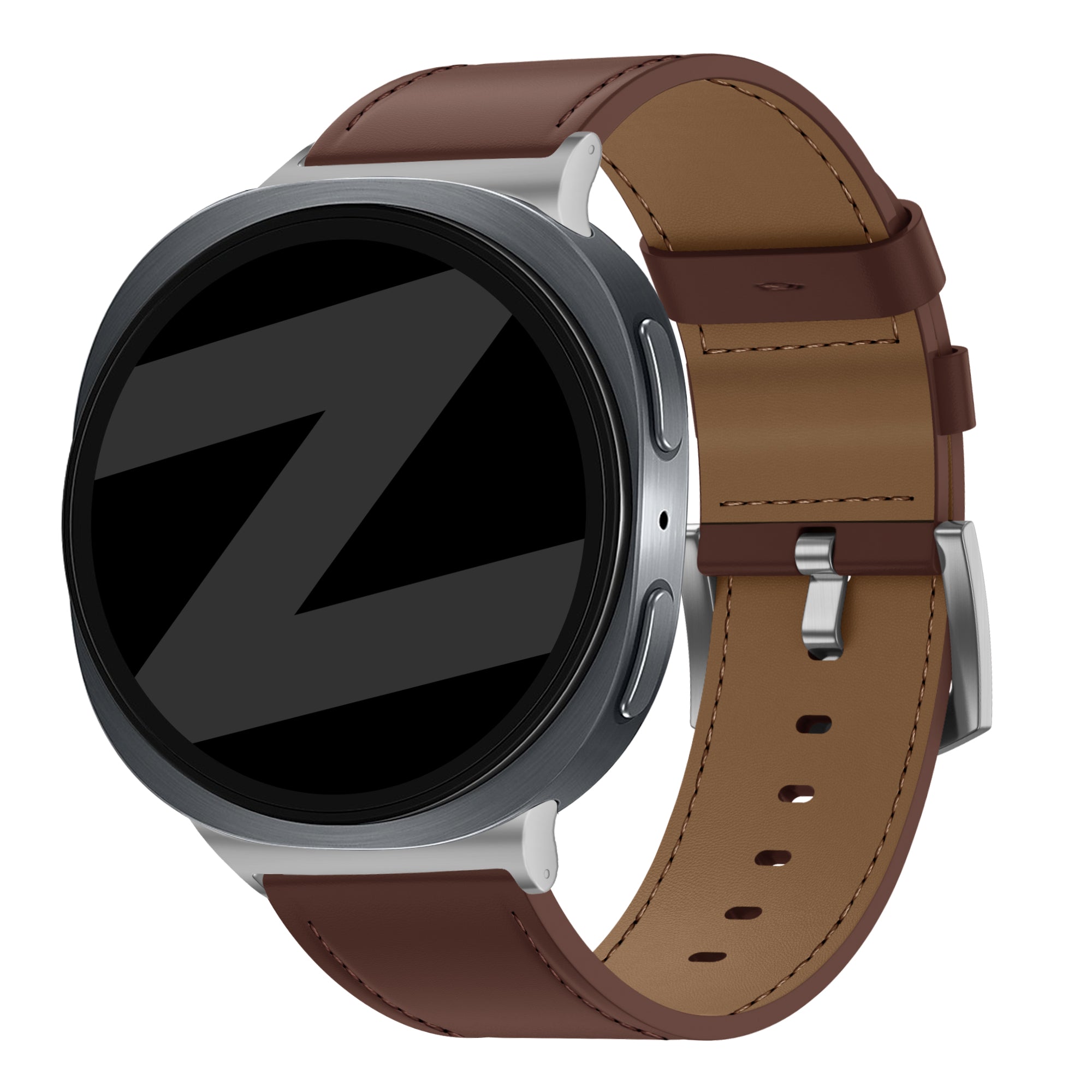 Bandz Bracelet cuir 'Classic' Samsung Galaxy Watch 8 - 44mm (marron)