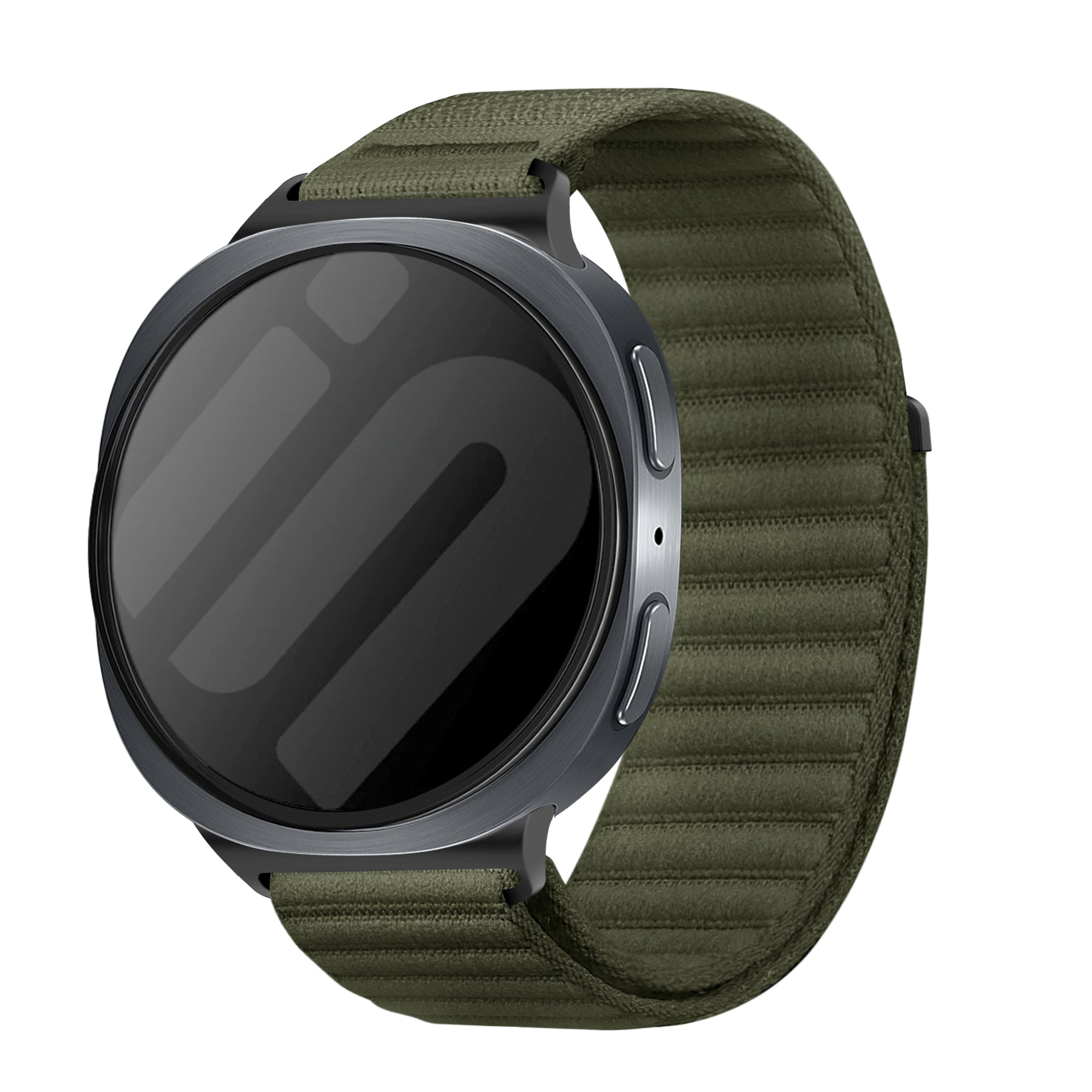 Bracelet nylon Wave Samsung Galaxy Watch 8 - 40mm (vert foncé)