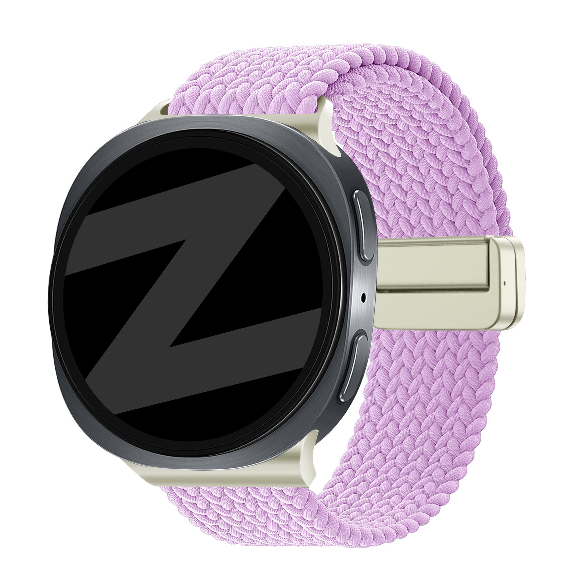 Bandz Bracelet tissé magnétique Samsung Galaxy Watch 8 - 44mm (lila)