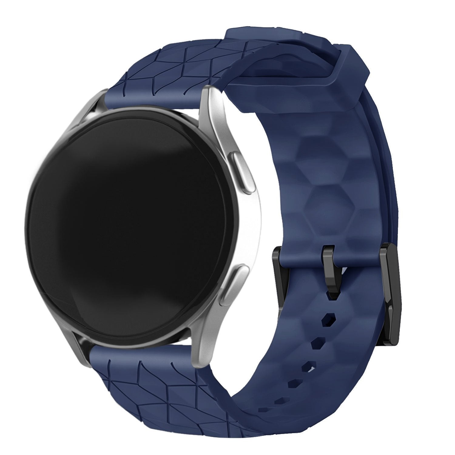 Redmi Watch 5 Active Silicone Hexa Strap (Dark Blue)