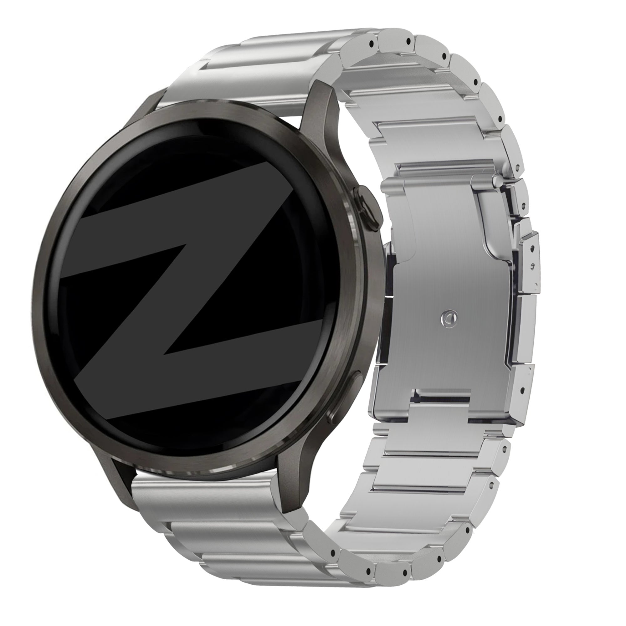 Bandz Bracelet titane Garmin Venu SQ (argent)