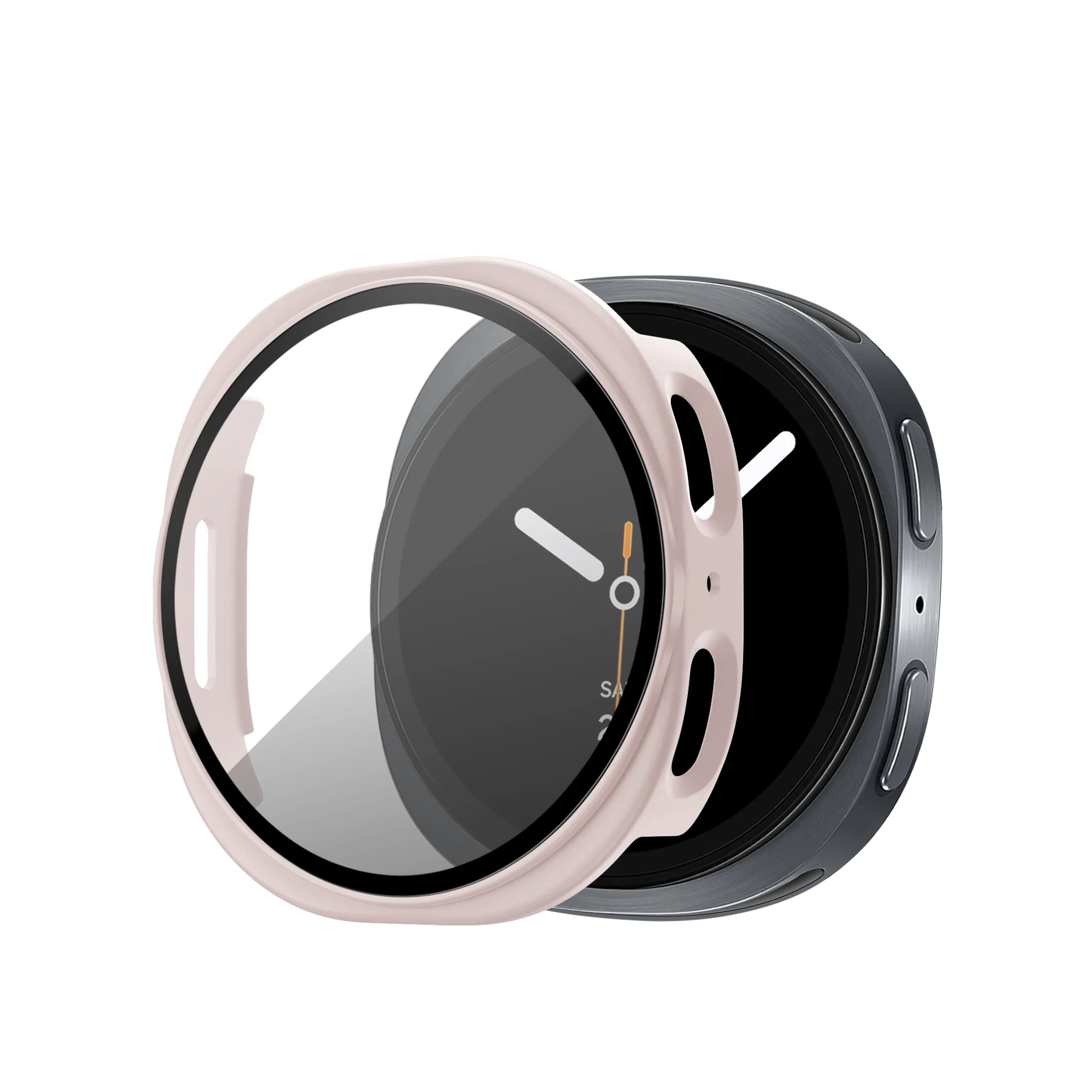 Bandz Coque PC avec verre Samsung Galaxy Watch 8 / 9 - 40mm (rose)