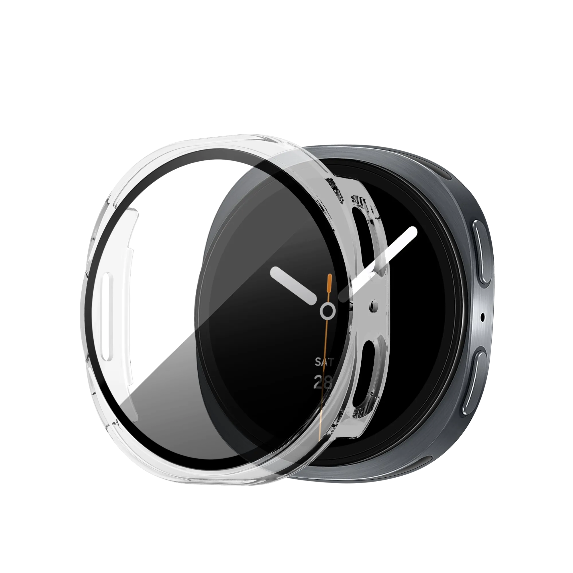 Bandz Coque PC avec verre Samsung Galaxy Watch 8 / 9 - 40mm (transparent)