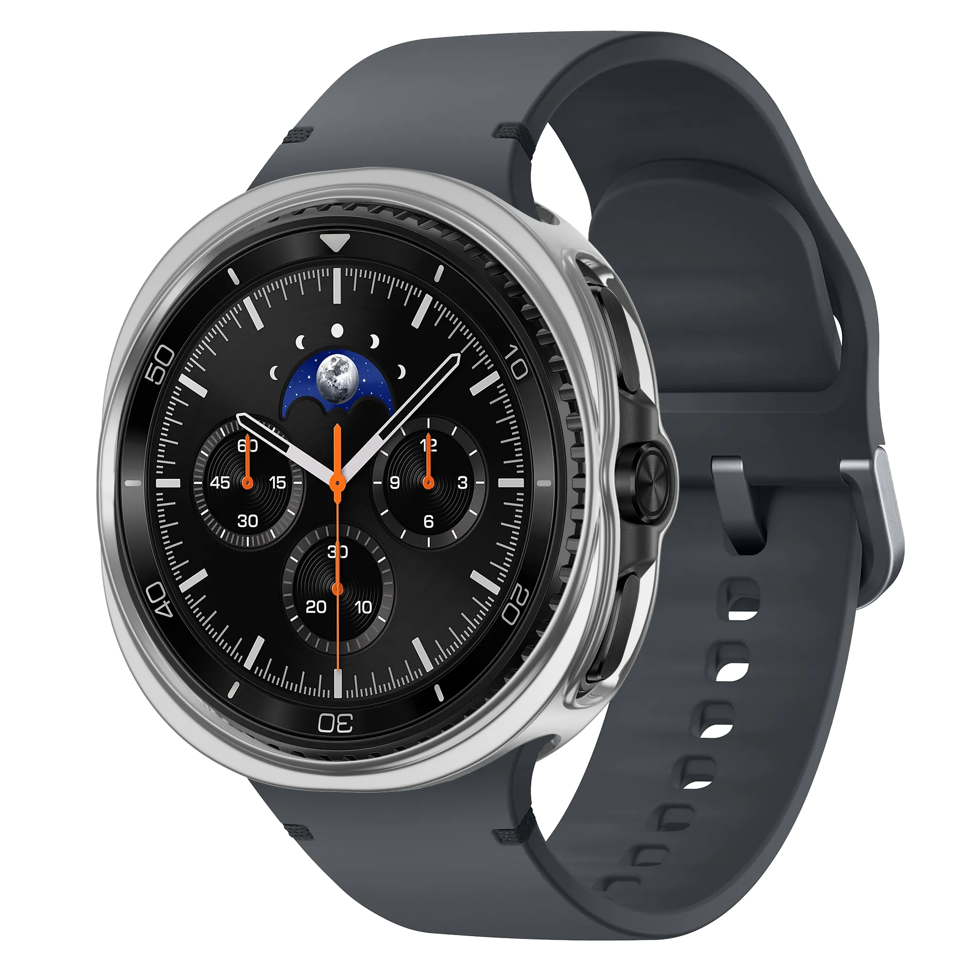Bandz Coque TPU Samsung Galaxy Watch 8 Classic (argent)