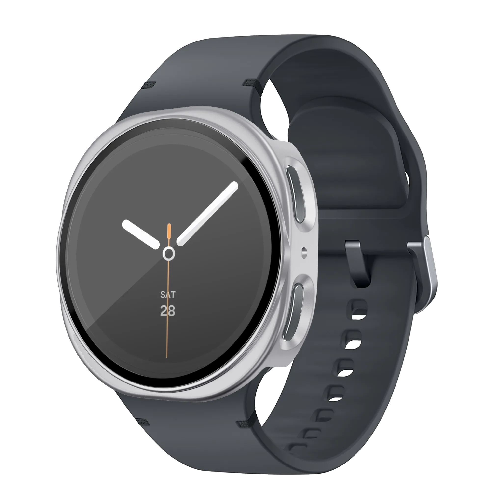 Bandz Coque PC avec verre Samsung Galaxy Watch 8 / 9 - 40mm (argent)