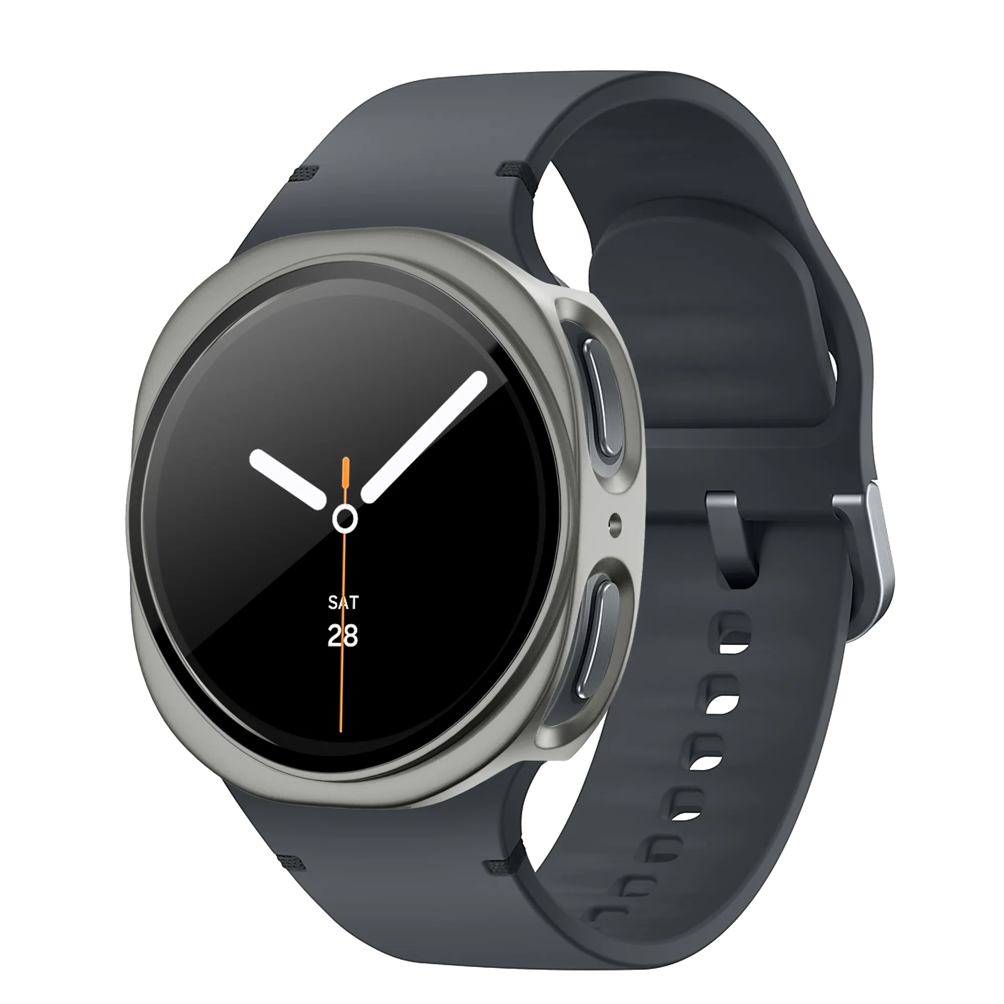 Bandz Coque PC avec verre Samsung Galaxy Watch 8 / 9 - 44mm (titane doré)