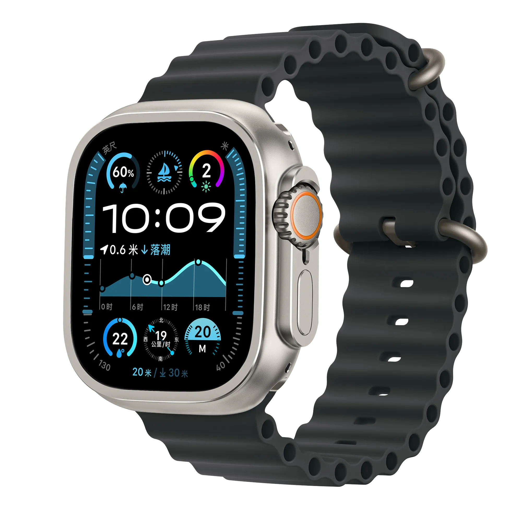 Bandz Coque métallique Apple Watch Ultra - 49mm (titane)