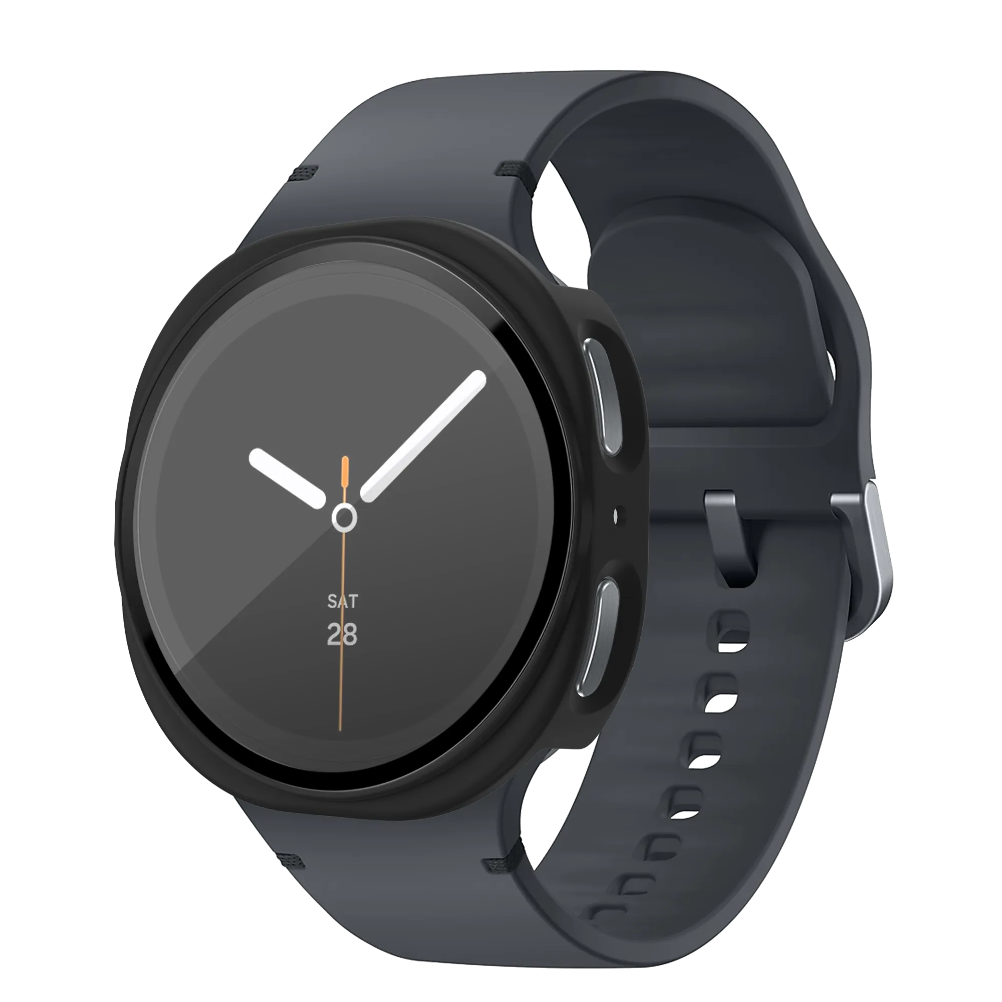 Bandz Coque PC avec verre Samsung Galaxy Watch 8 / 9 - 44mm (noir)