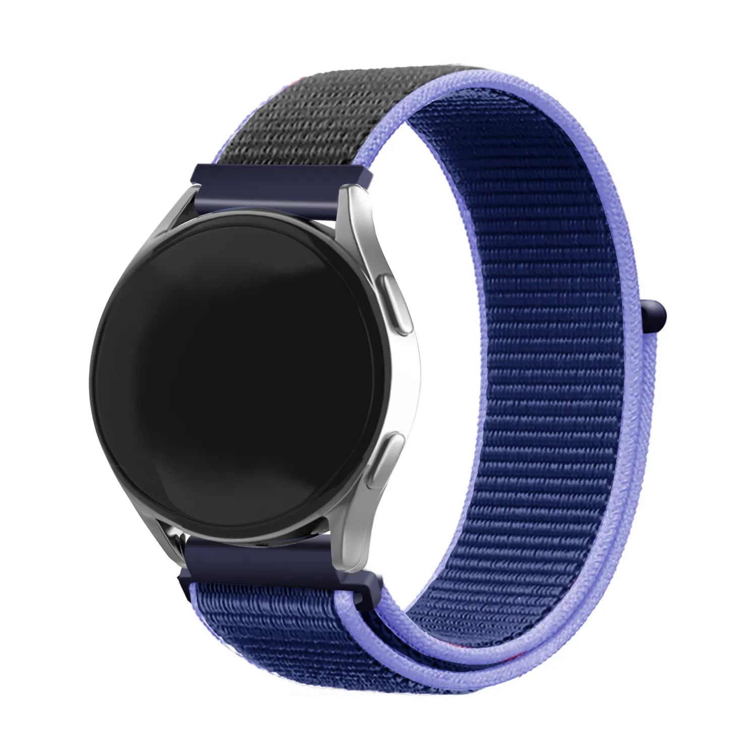 Bracelet nylon Garmin Venu 4 - 45mm (bleu/noir)