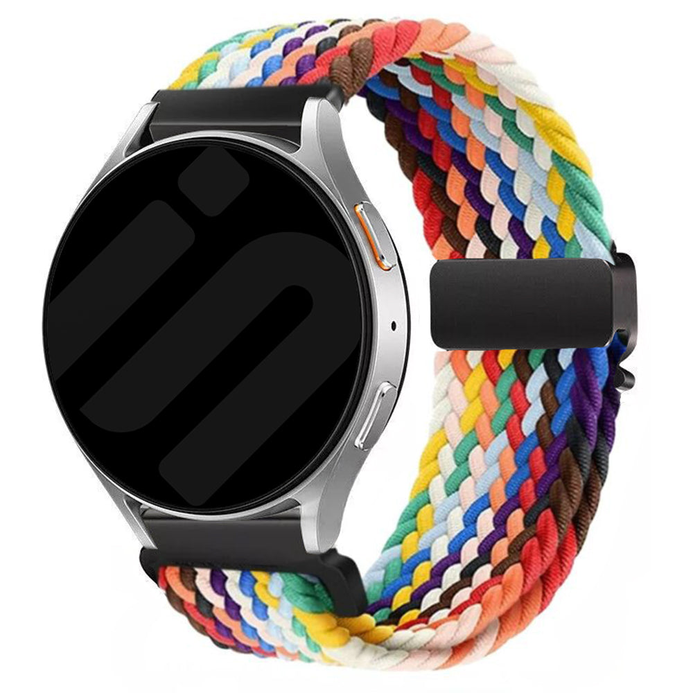 Bracelet tressé Huawei Watch GT 5 - 41mm avec P-boucle (arc-en-ciel)