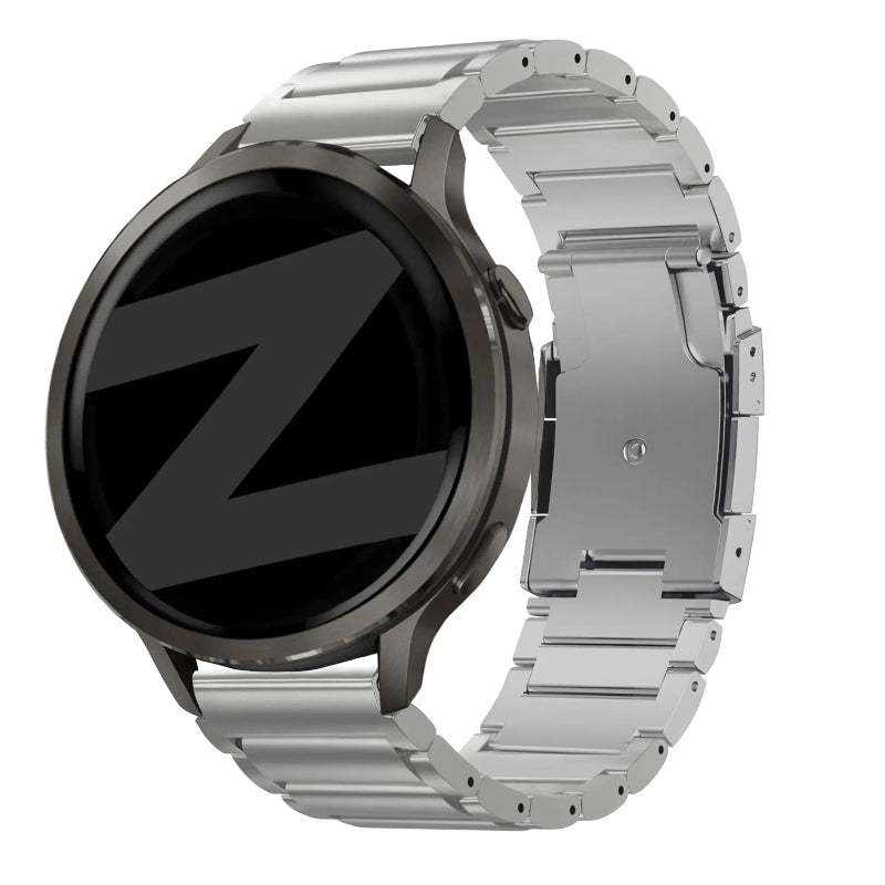 venu 3s titanium link band silver