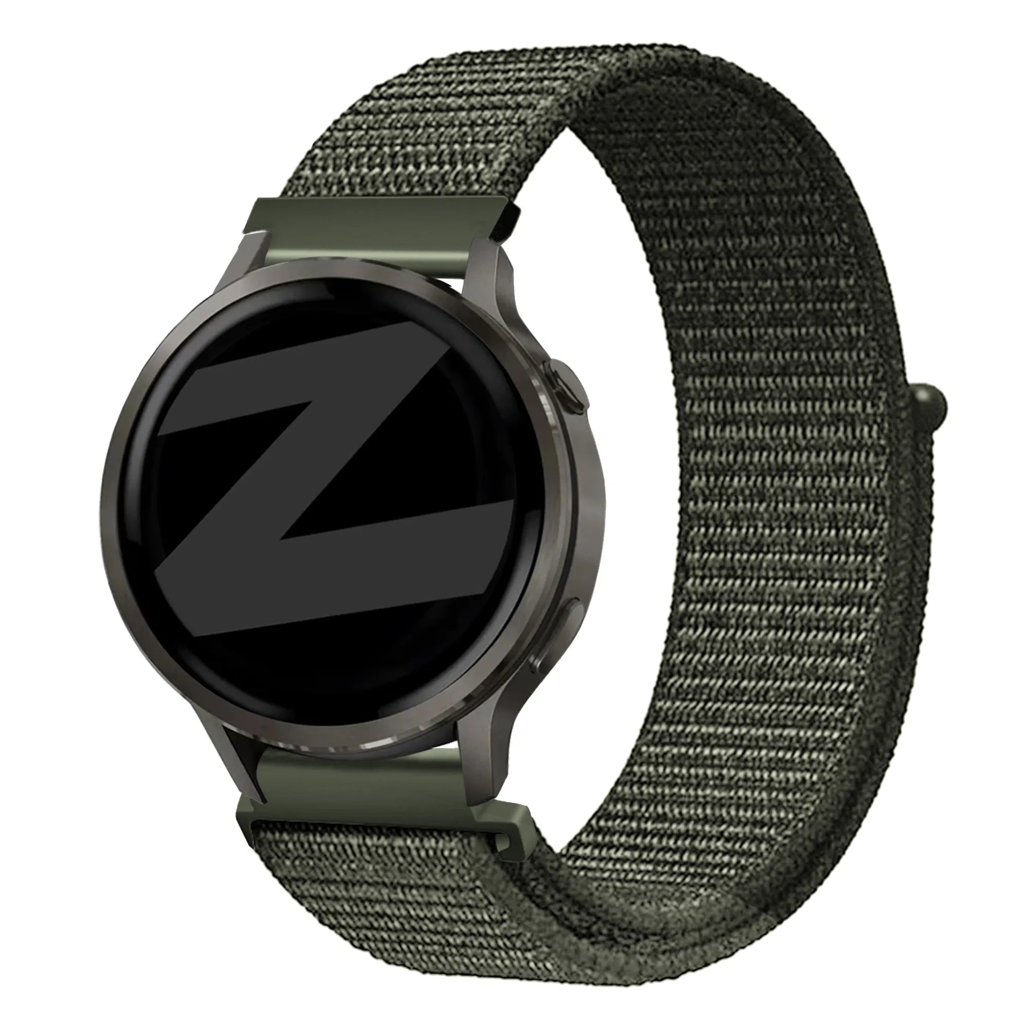 Bandz Bracelet nylon à boucle Garmin Vivoactive 4s (vert foncé)