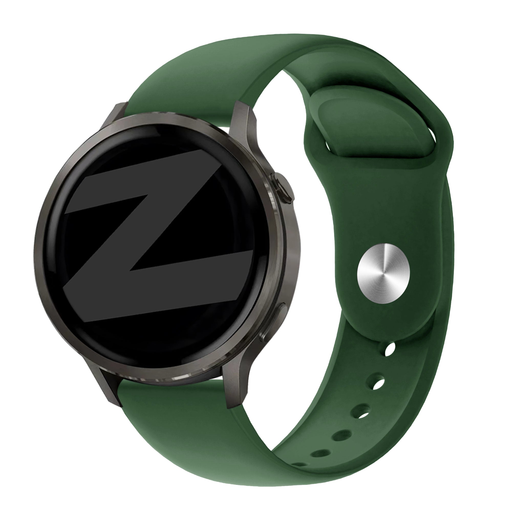 Bandz Bracelet sport 'Deluxe' Garmin Vivomove 3s (vert armée)