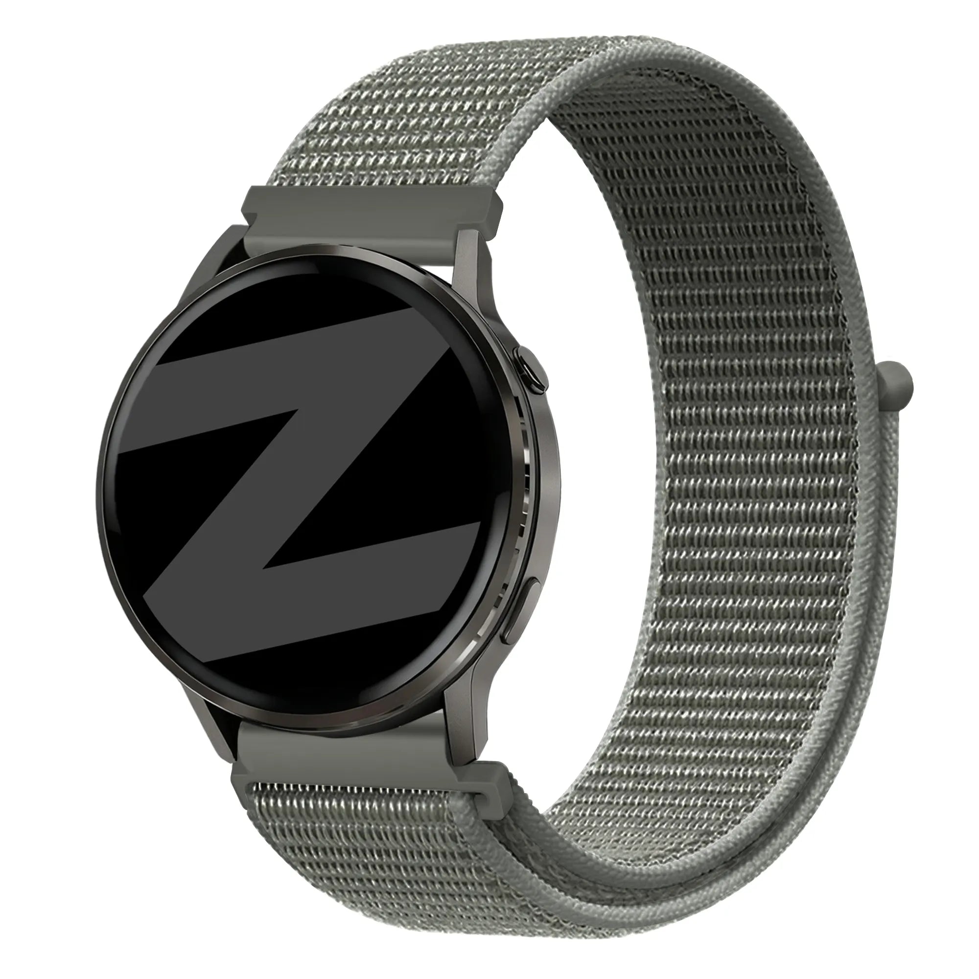 Bandz Bracelet nylon Garmin Forerunner 255s (gris-vert)