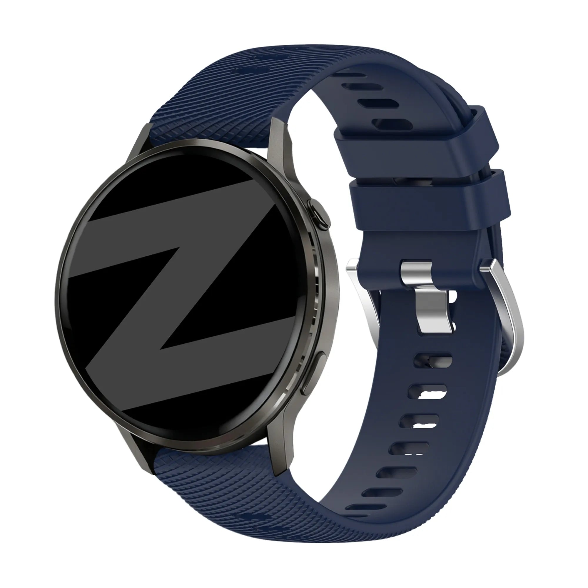 Bandz Bracelet silicone 'Deluxe' Garmin Vivomove 3s (bleu foncé)