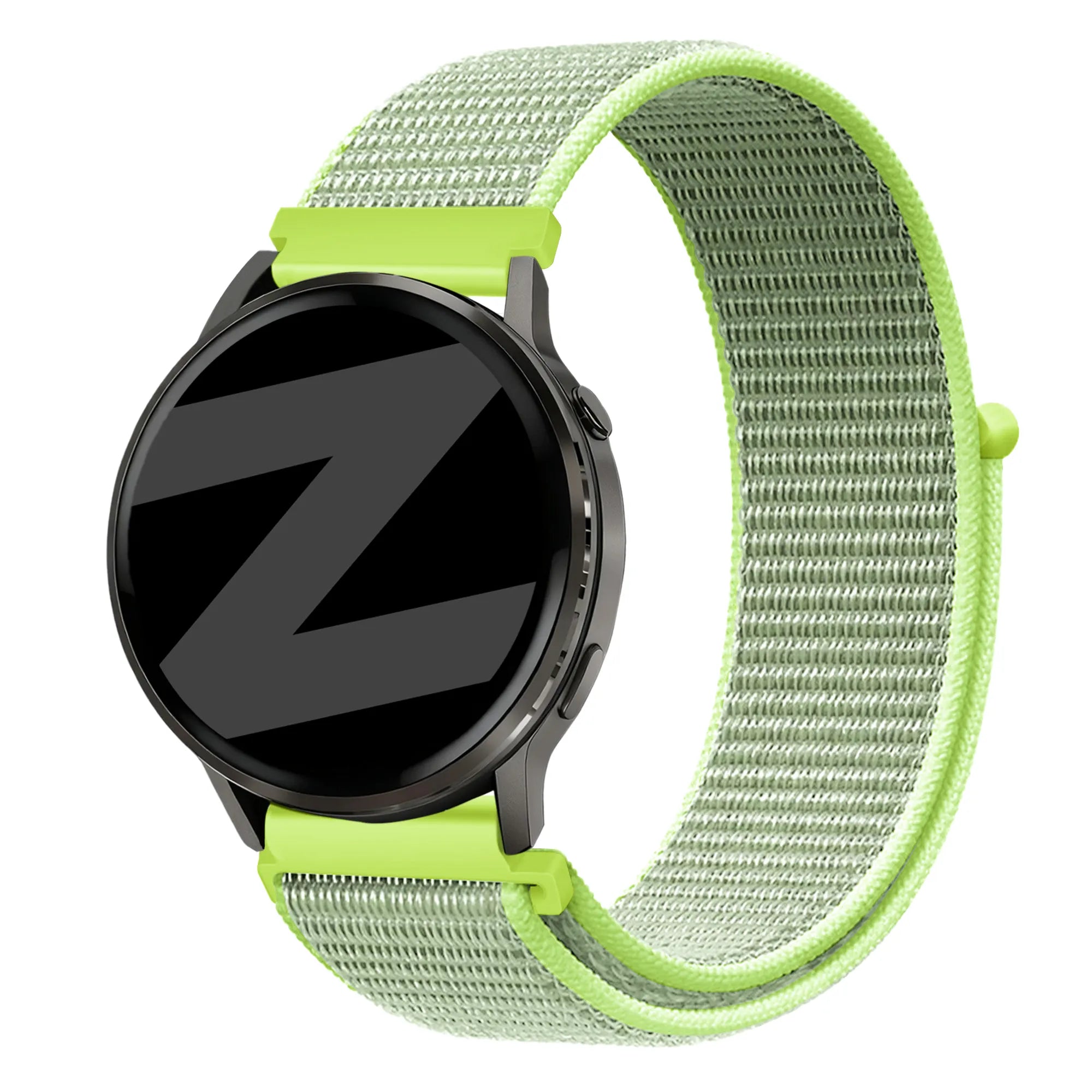 Bandz Bracelet nylon Garmin Vivoactive 4s (jaune fluo)