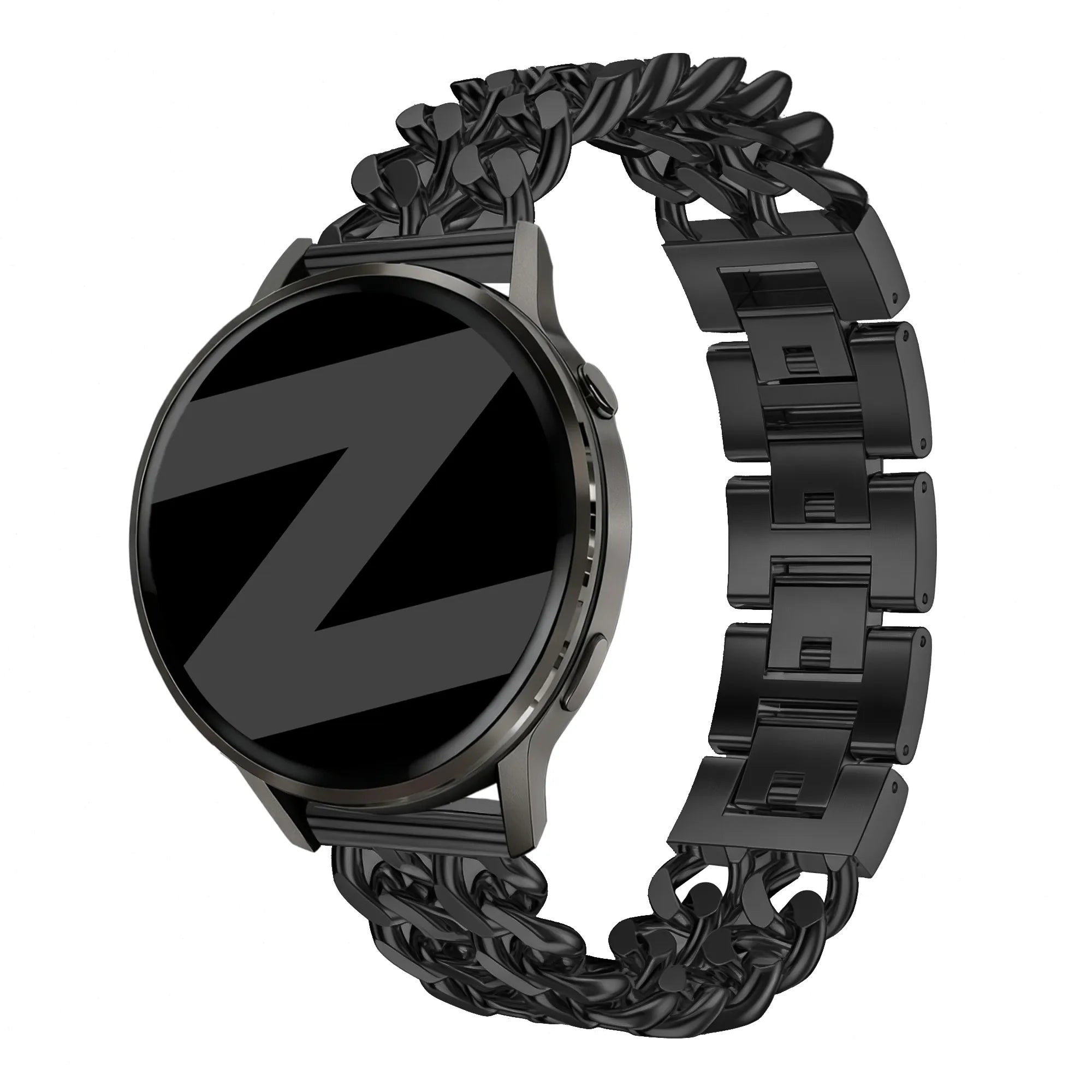 Bandz Coros Apex - 42mm Metal Strap 'Double Chains' (Black)