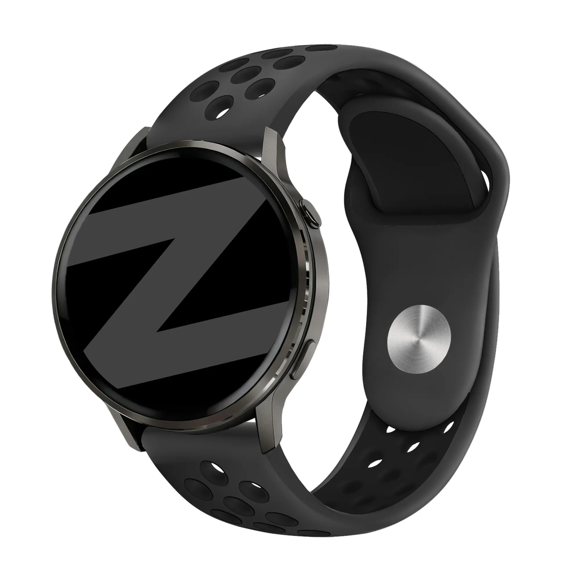 Bandz Garmin Vivoactive 4 Sport Strap 'Deluxe' (Dark Grey/Black)