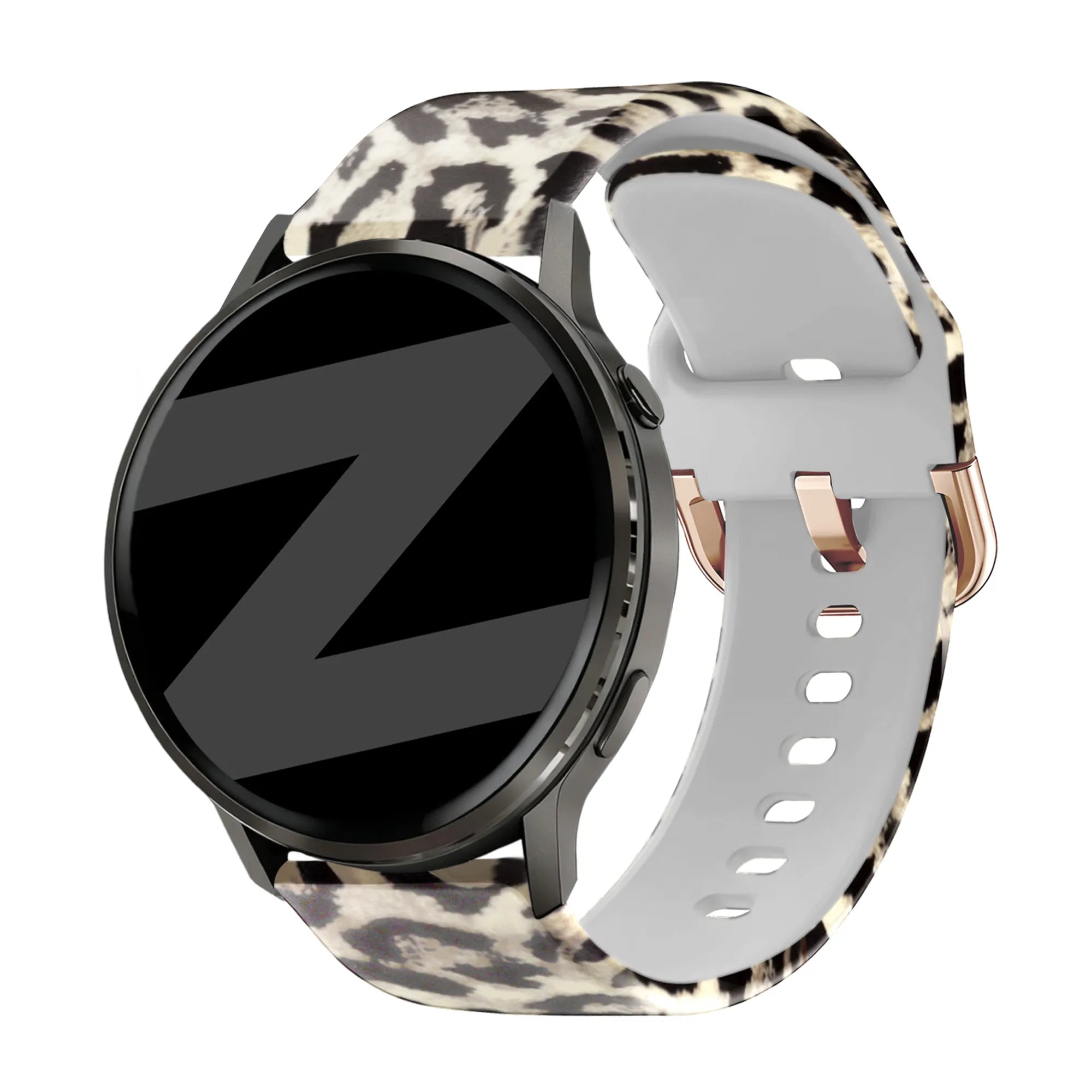 Bandz Bracelet silicone 'Léopard' Garmin Forerunner 570 - 42mm