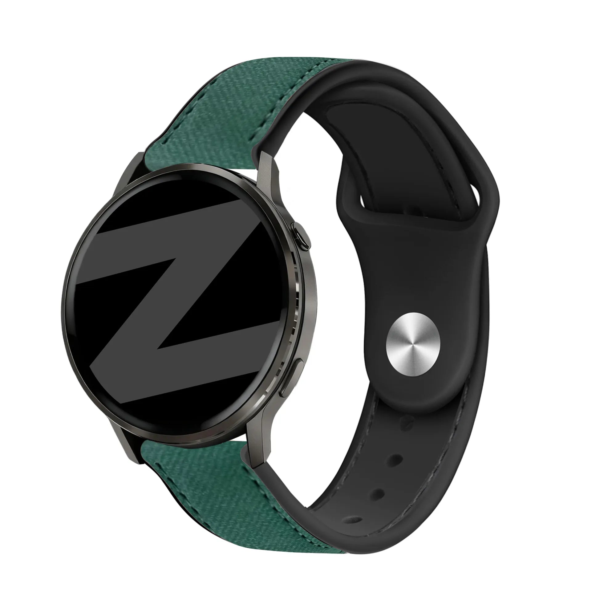 Bandz Bracelet cuir 'Hybrid' Garmin Venu (vert)