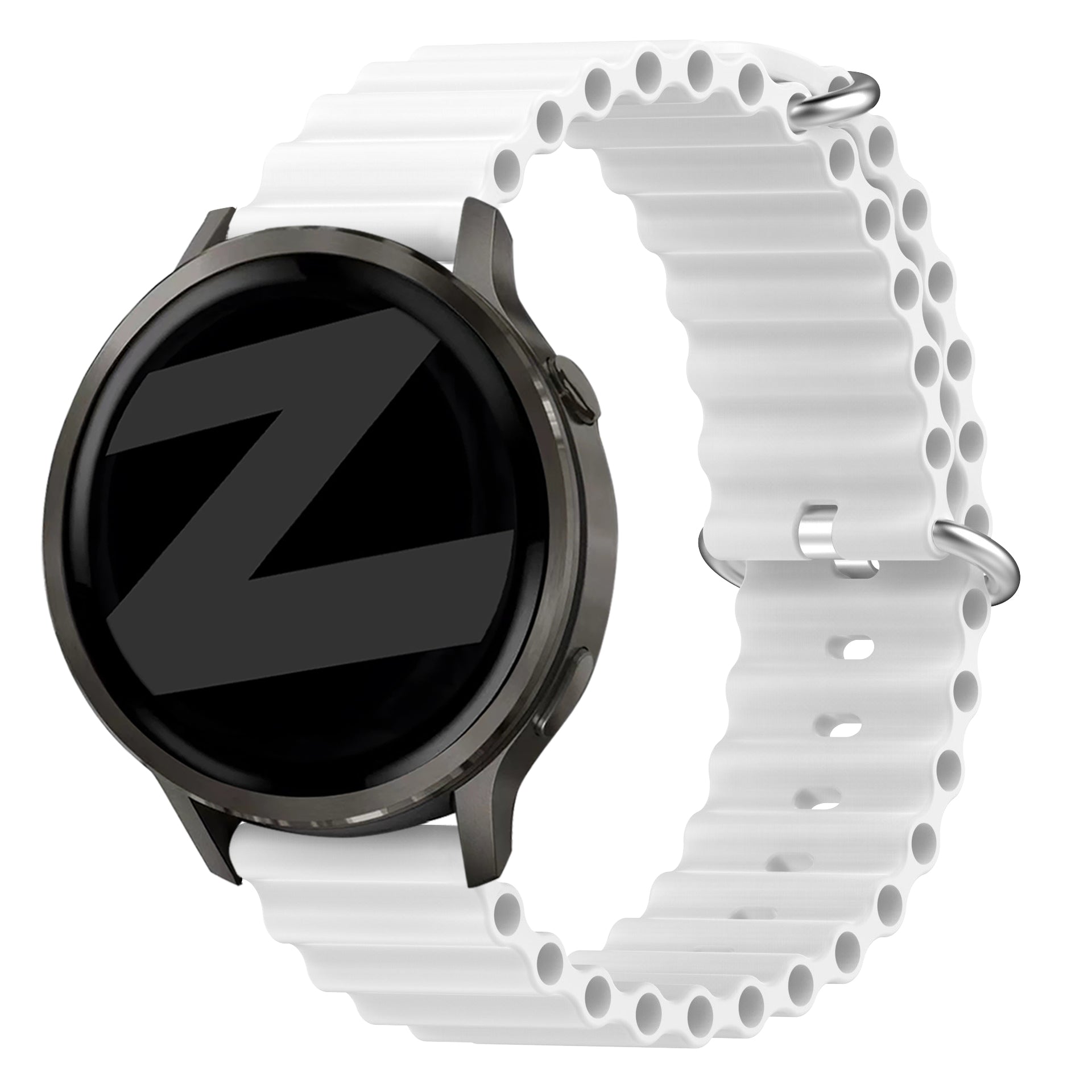 Bandz Bracelet Océan 'Classic' Garmin Vivoactive 6 (blanc)
