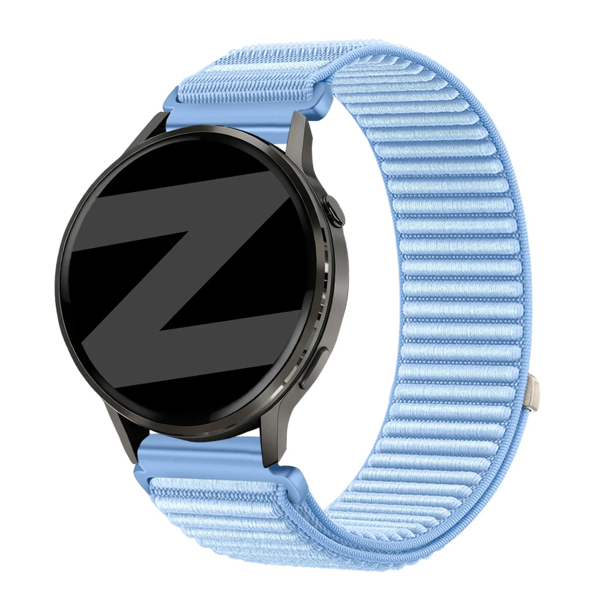 Bandz Bracelet nylon ondulé Garmin Venu 4 - 41mm (bleu clair)