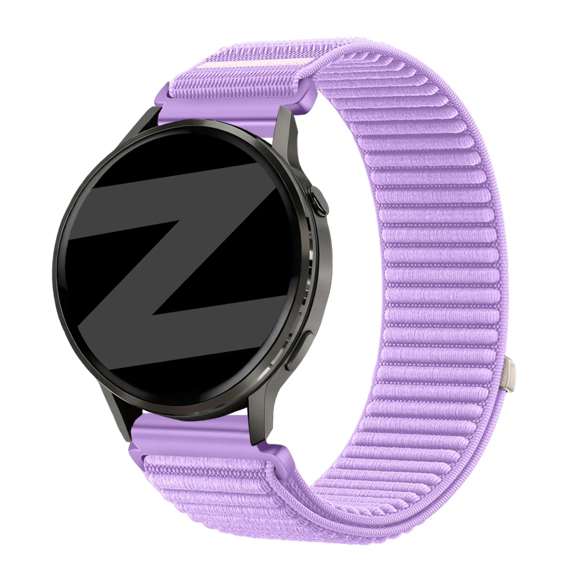 Bandz Bracelet nylon ondulé Garmin Vivoactive 4s (mauve)
