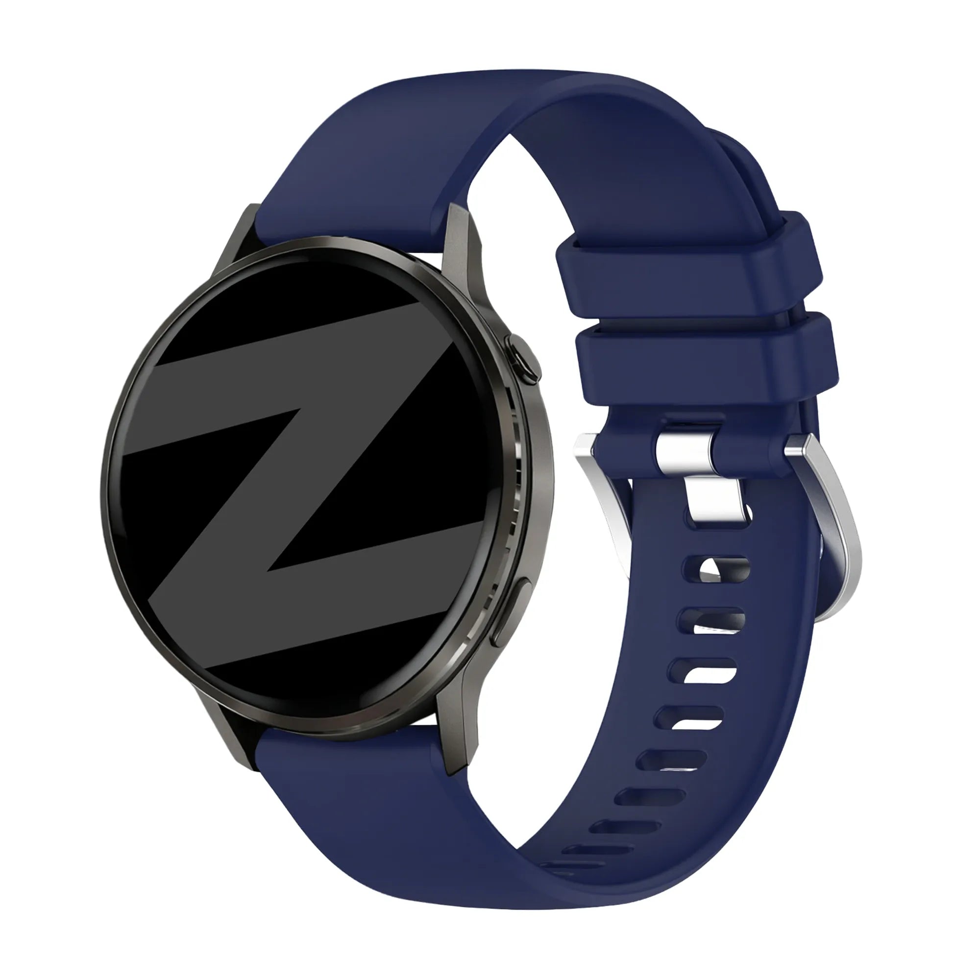 Bandz Bracelet silicone 'Classic' Garmin Vivoactive 4s (bleu foncé)