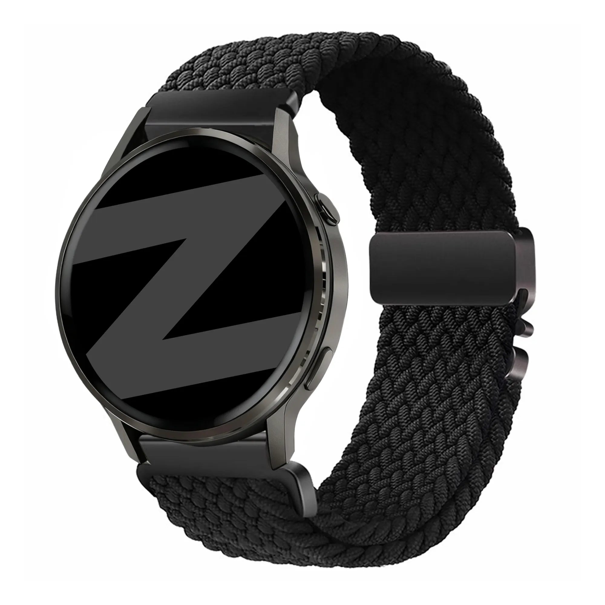 Bandz Bracelet tressé 'Parachute' Garmin Venu 2s (noir)