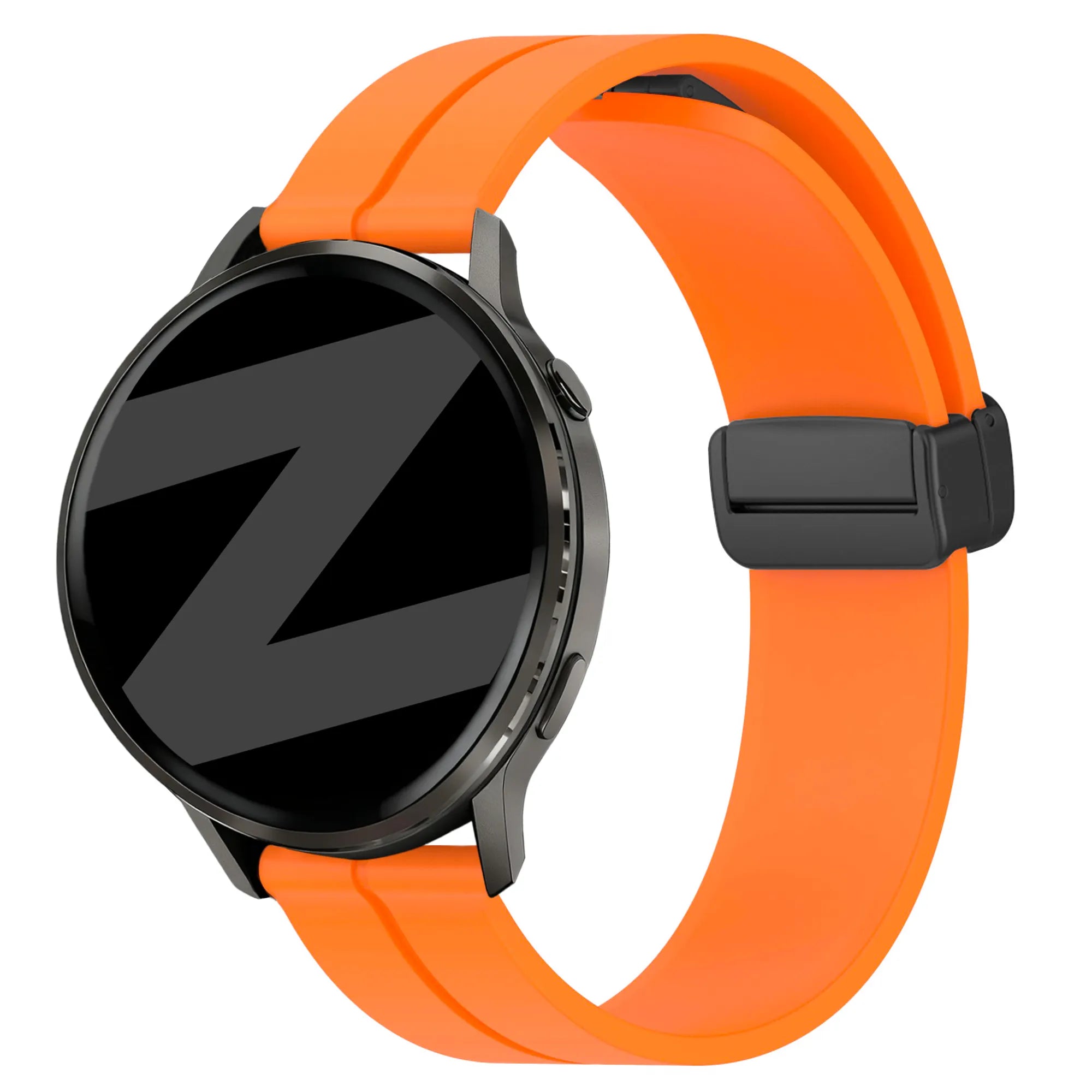 Bandz Bracelet silicone avec boucle en D Garmin Approach S40 (orange)
