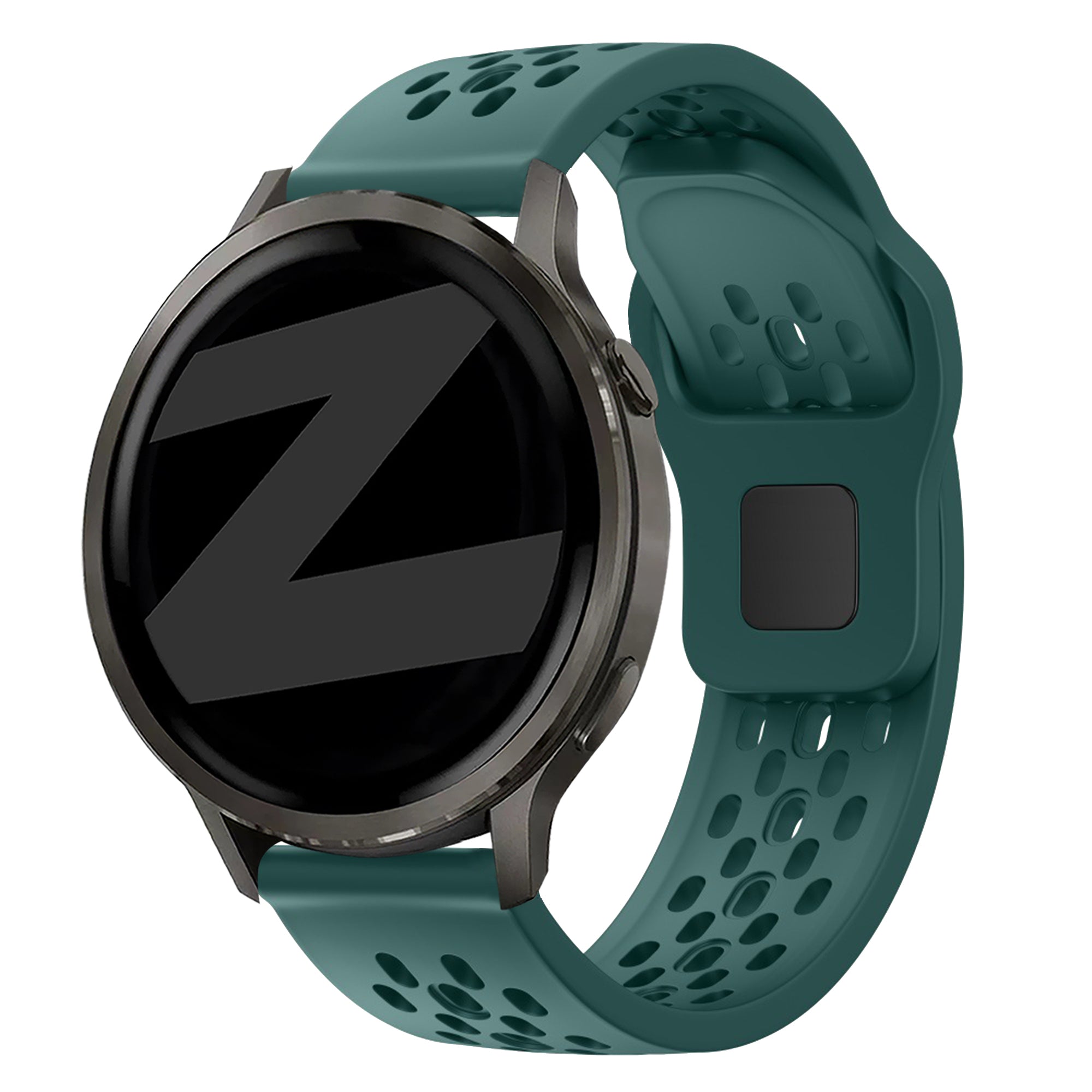 Bandz Bracelet silicone 'Air' Garmin Forerunner 70 (vert foncé)