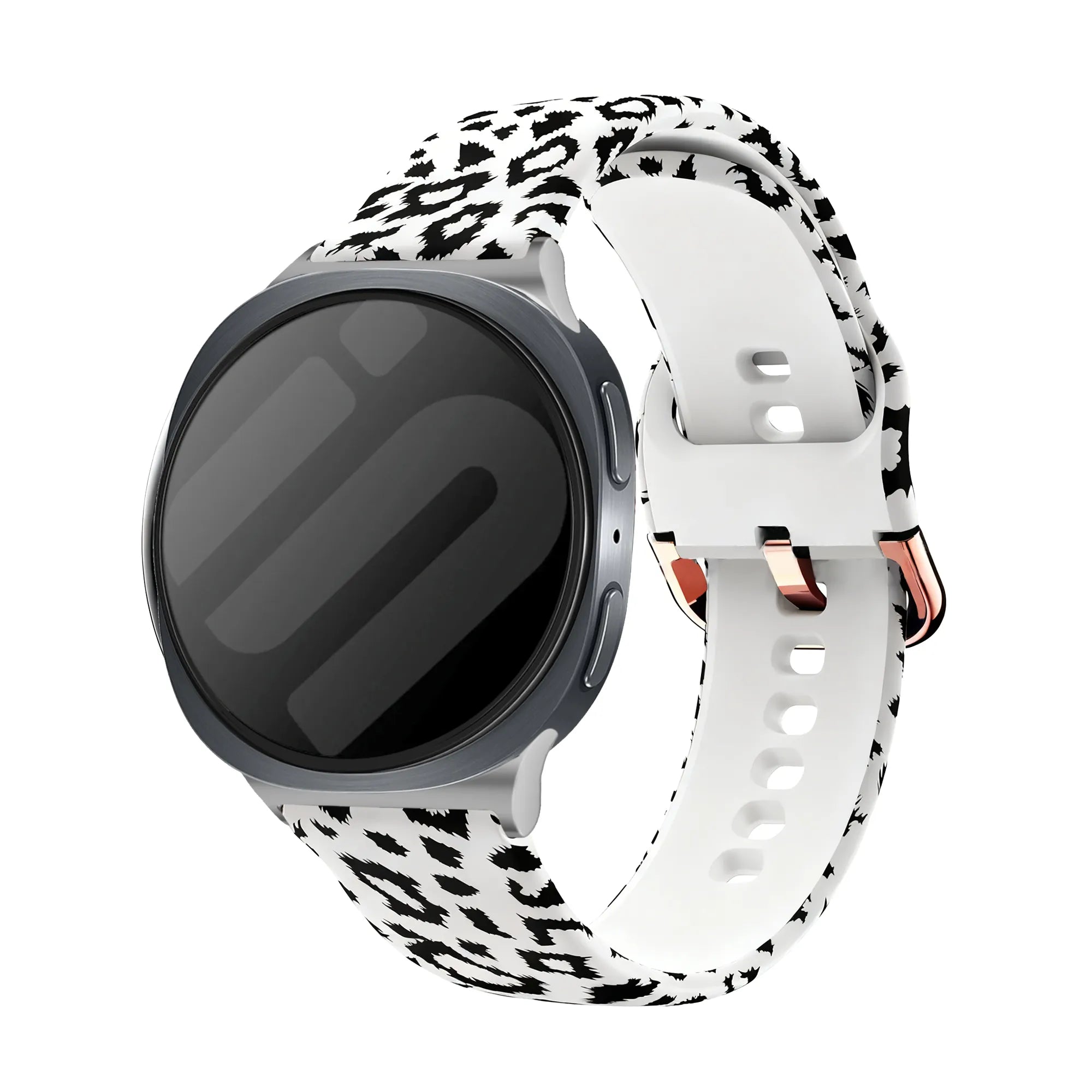 Bracelet léopard blanc Samsung Galaxy Watch 8 Classic