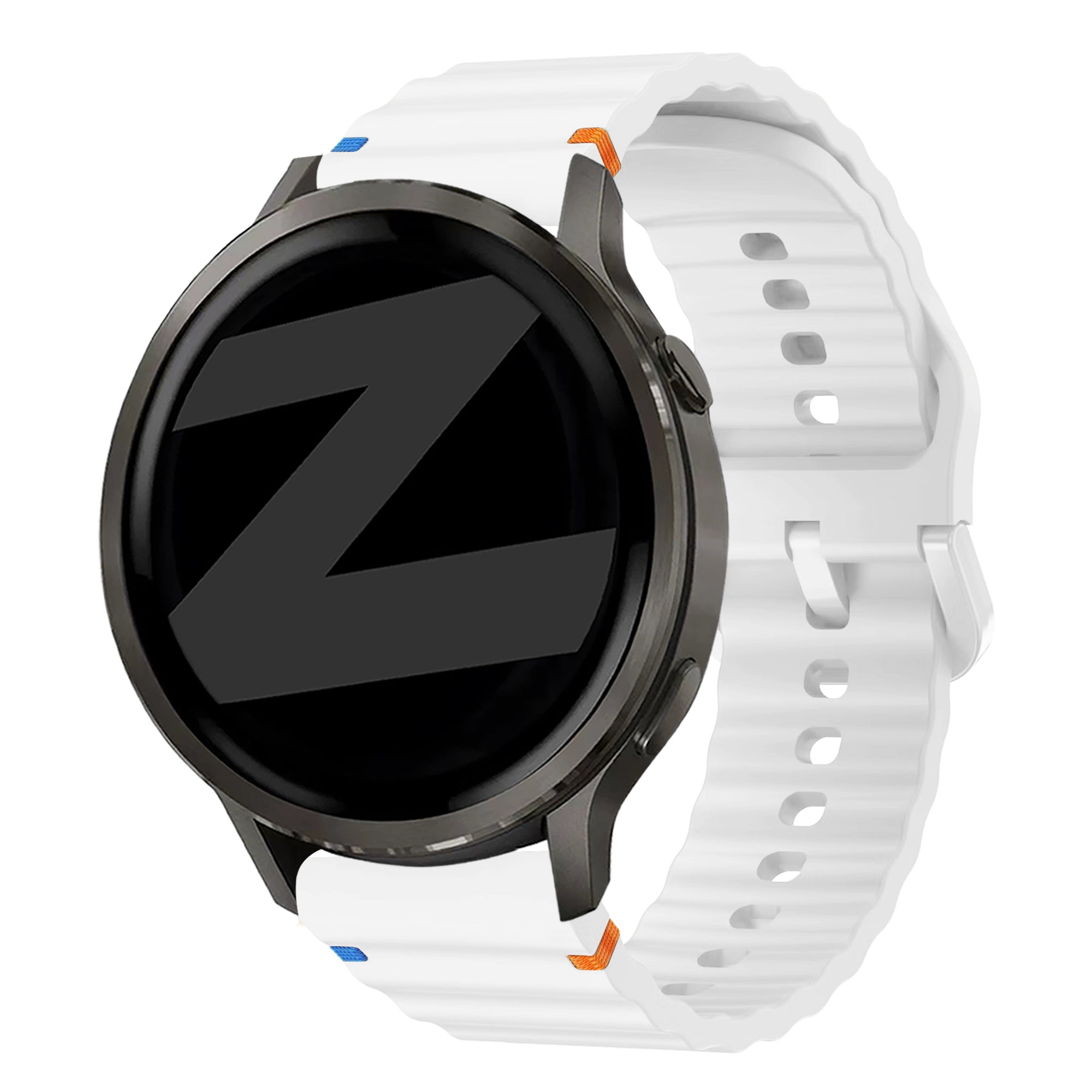 Bandz Garmin Forerunner 170 Silicone Strap 'Wave' (White)