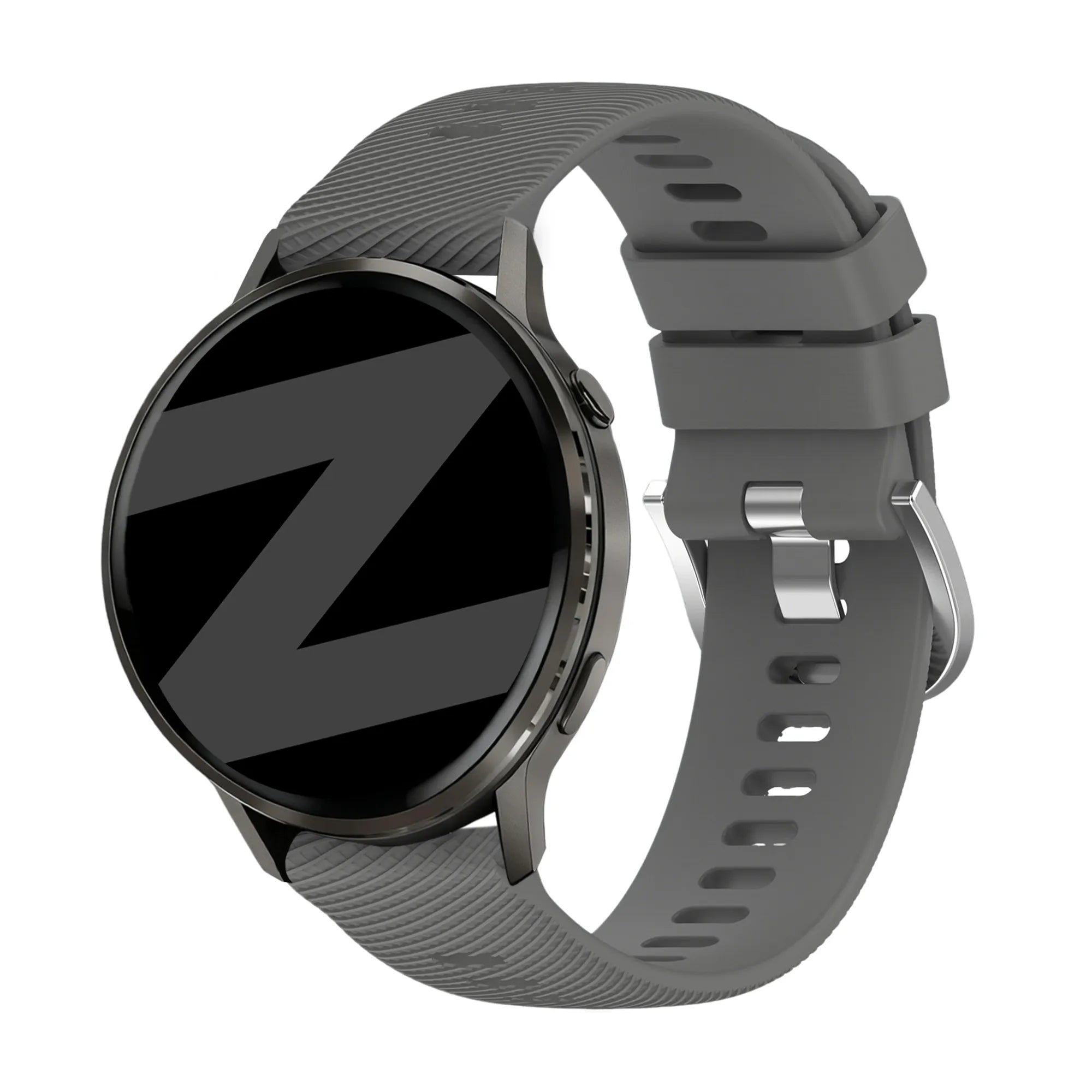 Bandz Bracelet silicone 'Deluxe' Garmin Venu 4 - 41mm (gris foncé)