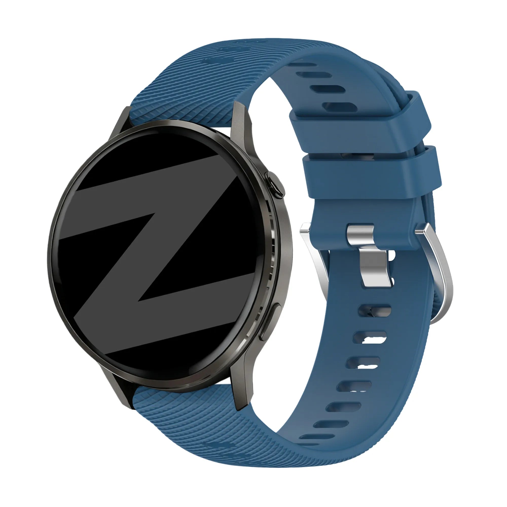 Bandz Bracelet silicone 'Deluxe' Garmin Vivoactive 4s (bleu)
