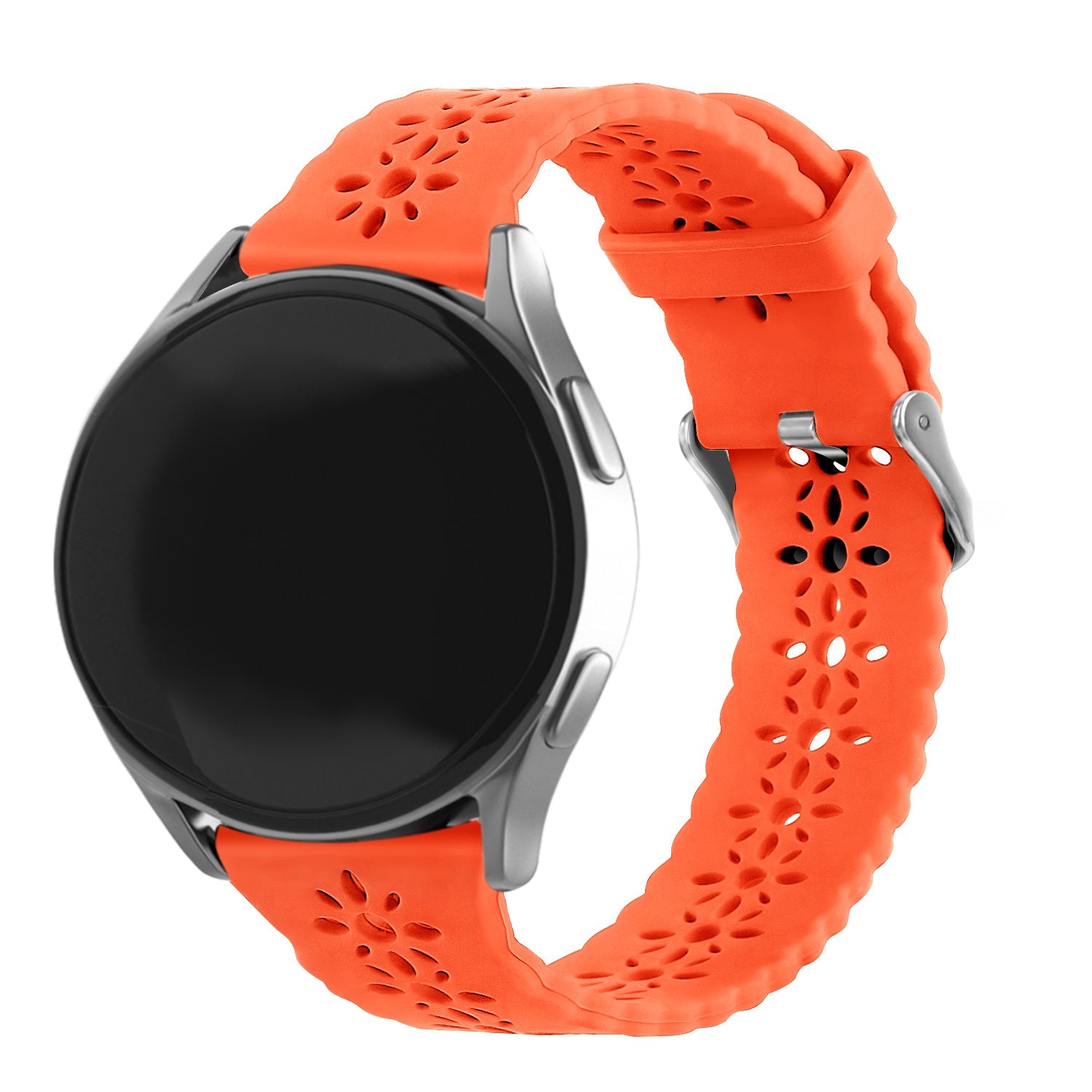 Amazfit Active 2 Patterned Silicone Strap (Orange)