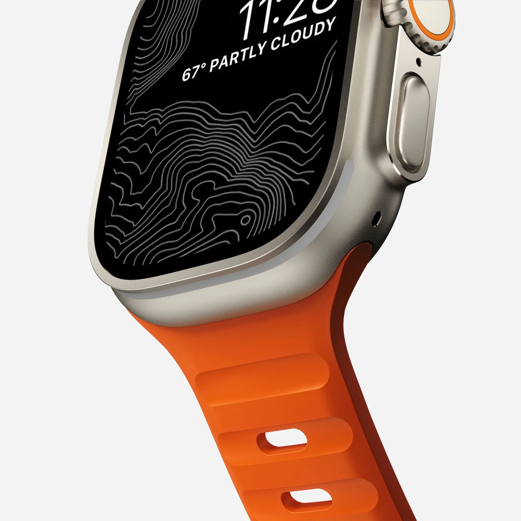 Nomad Bracelet silicone sport Apple Watch (ultra orange)