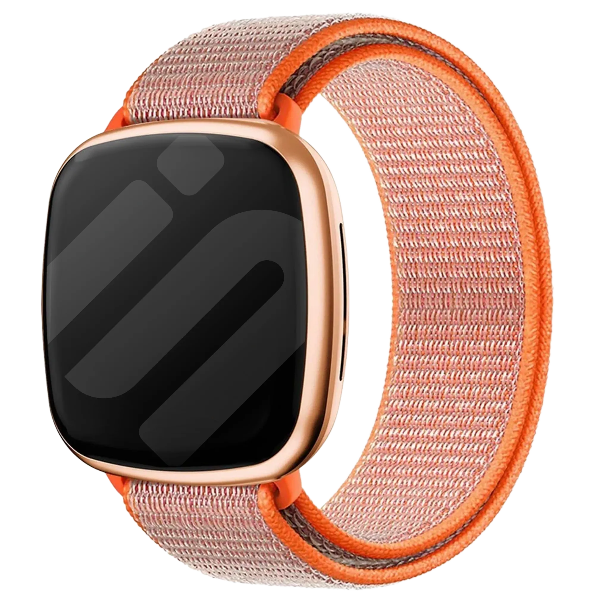 Bracelet nylon Fitbit Sense (orange)
