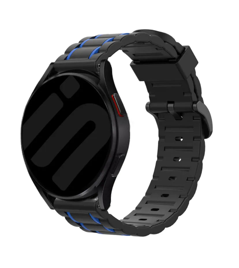 Oppo Watch S Sport Strap with Buckle (Black/Blue)