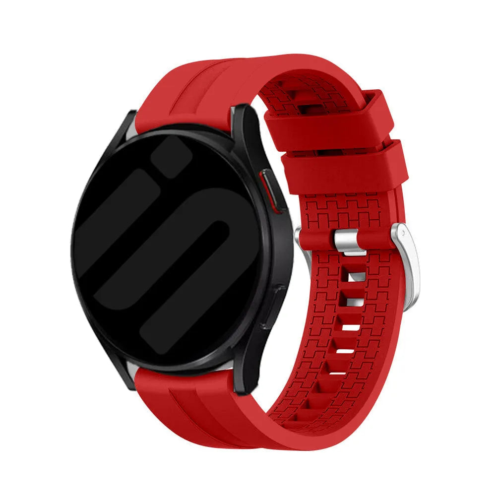Bracelet silicone 'Extreme' Coros Apex 46mm (rouge)