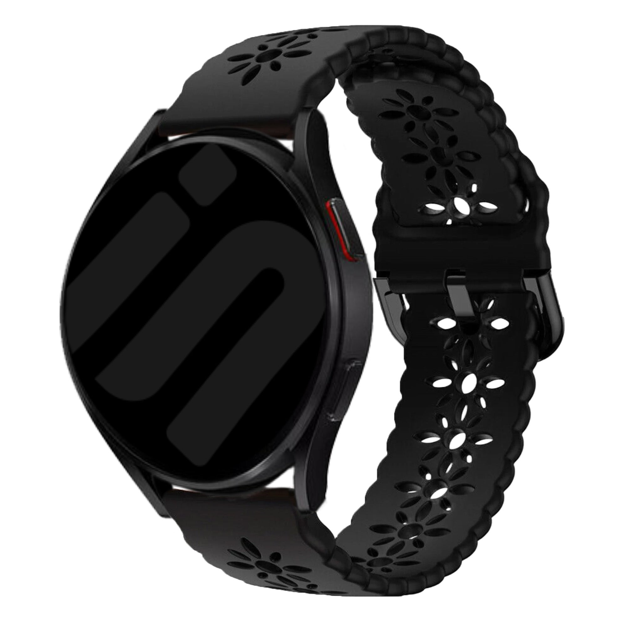 Bracelet de silicone avec relief Coros Apex 2 (noir)