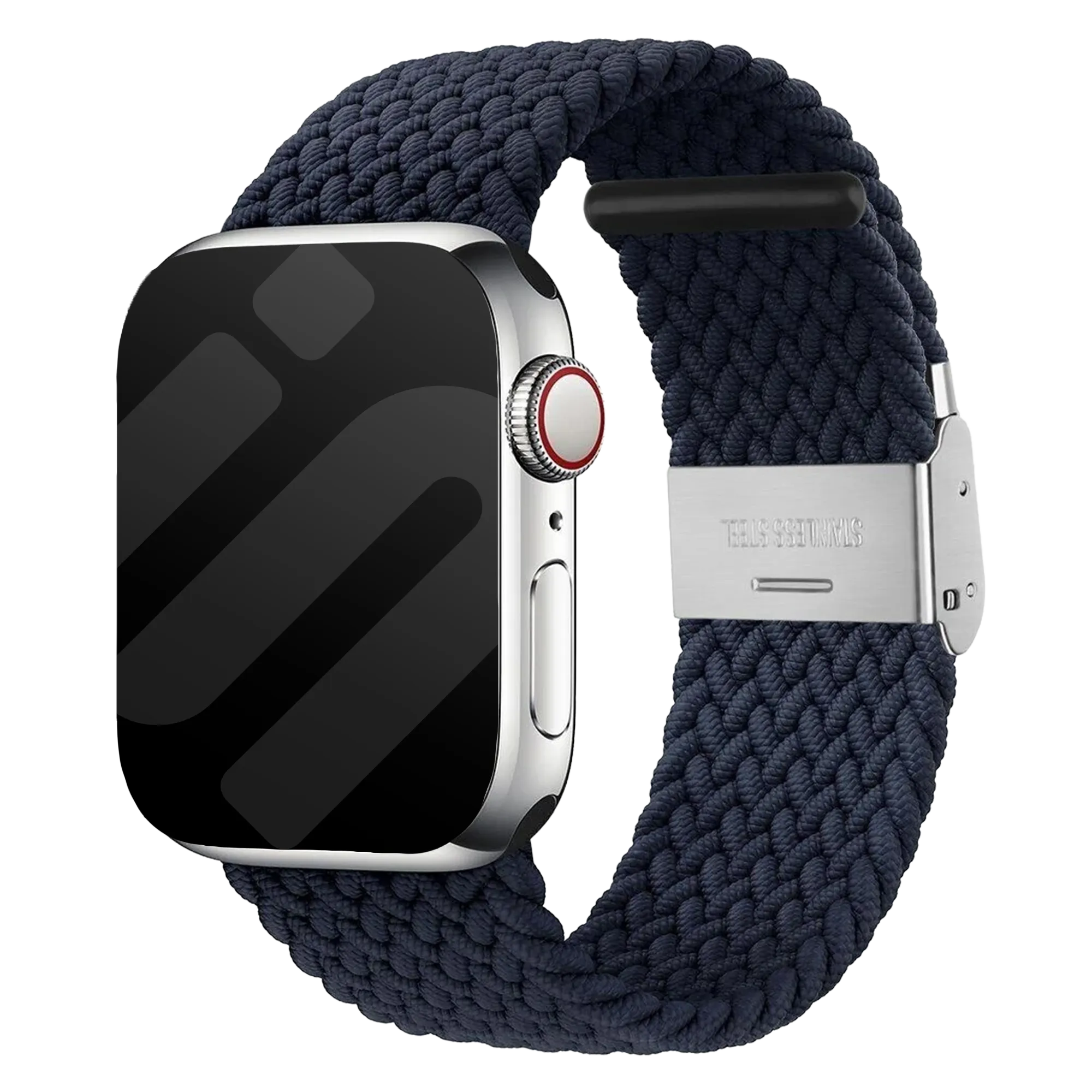Bracelet tressé Apple Watch (charbon)