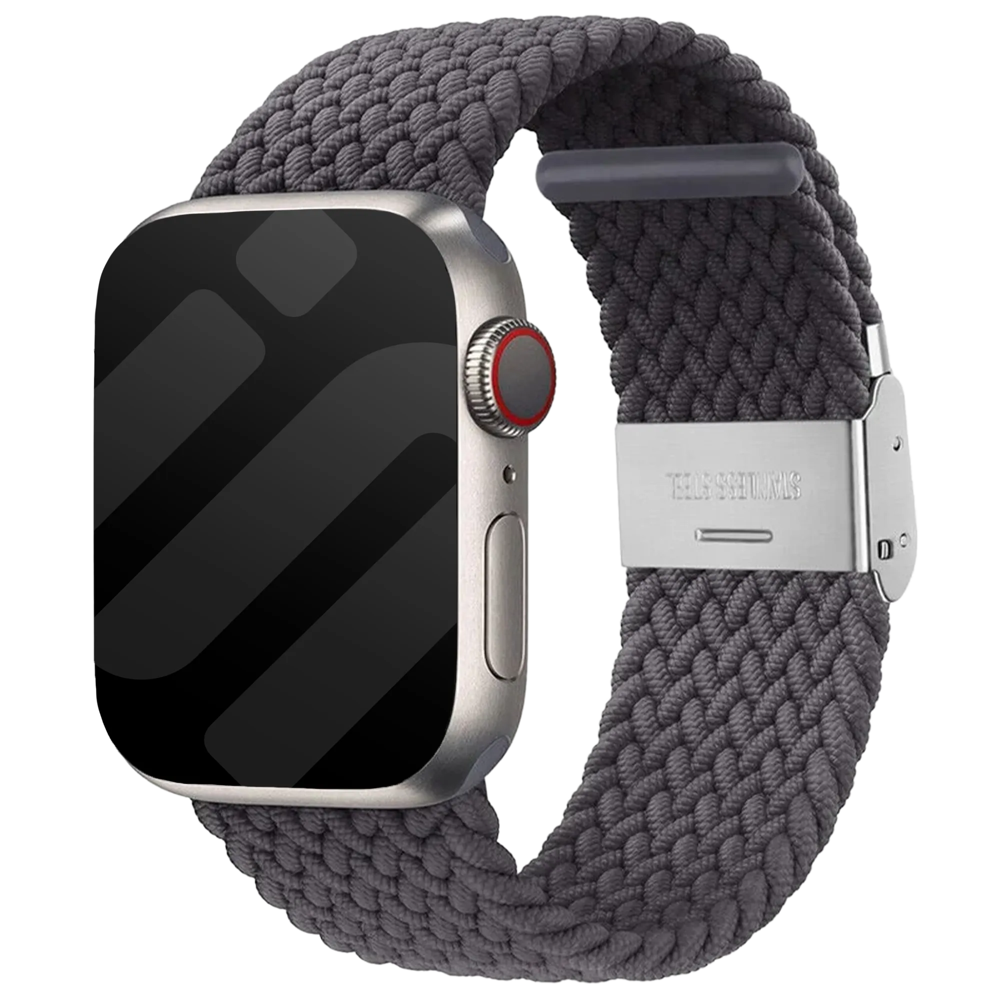 Bracelet tressé Apple Watch (gris sidéral)
